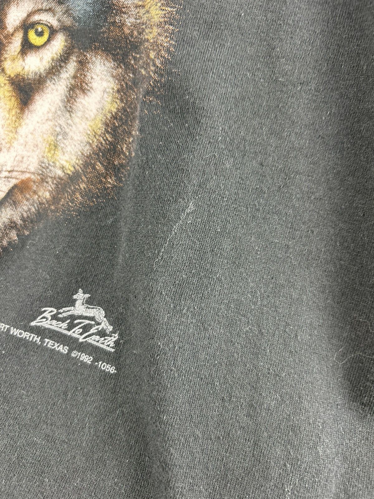 Harley Davidson Vintage 1992 3D Emblem Harley Davidson Wolf Black T shirt Size US L / EU 52-54 / 3 - 12 Thumbnail
