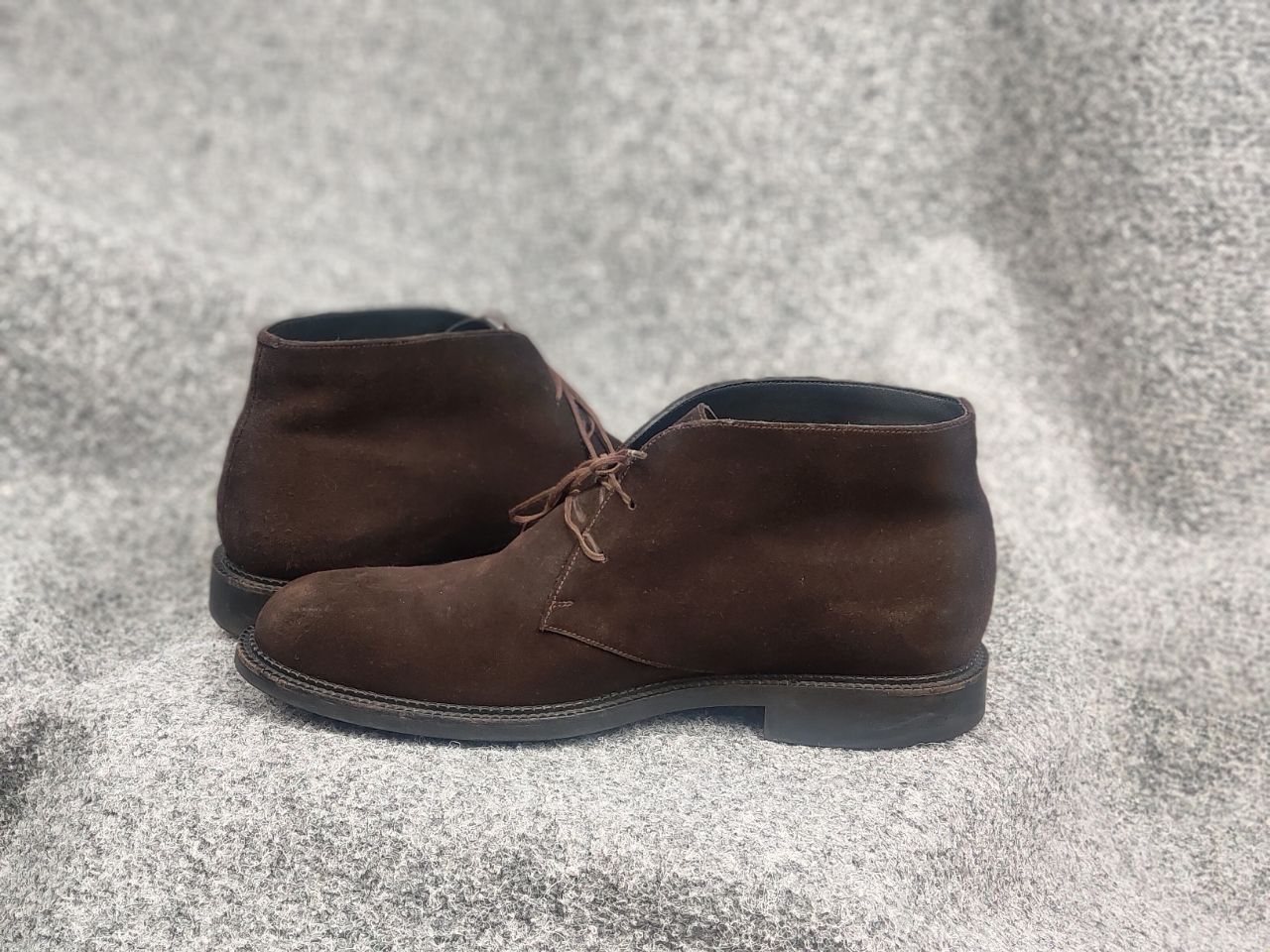 J.M. Weston J. M. Weston France Brown Suede Miles Chukka Desert Boots Size US 10 / EU 43 - 12 Thumbnail