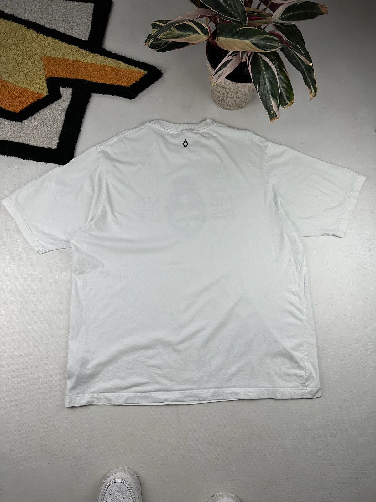 Marcelo Burlon MARCELO BURLON White Tees Valentin Bird Wings Size US XL / EU 56 / 4 - 6 Thumbnail