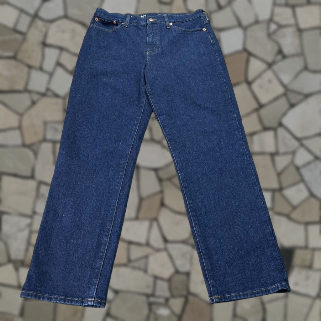 J.Crew J.CREW Classic Straight Jeans Mens 30x29 Blue Stretch Denim Dark Wash Pants Size US 30 / EU 46 - 1 Thumbnail