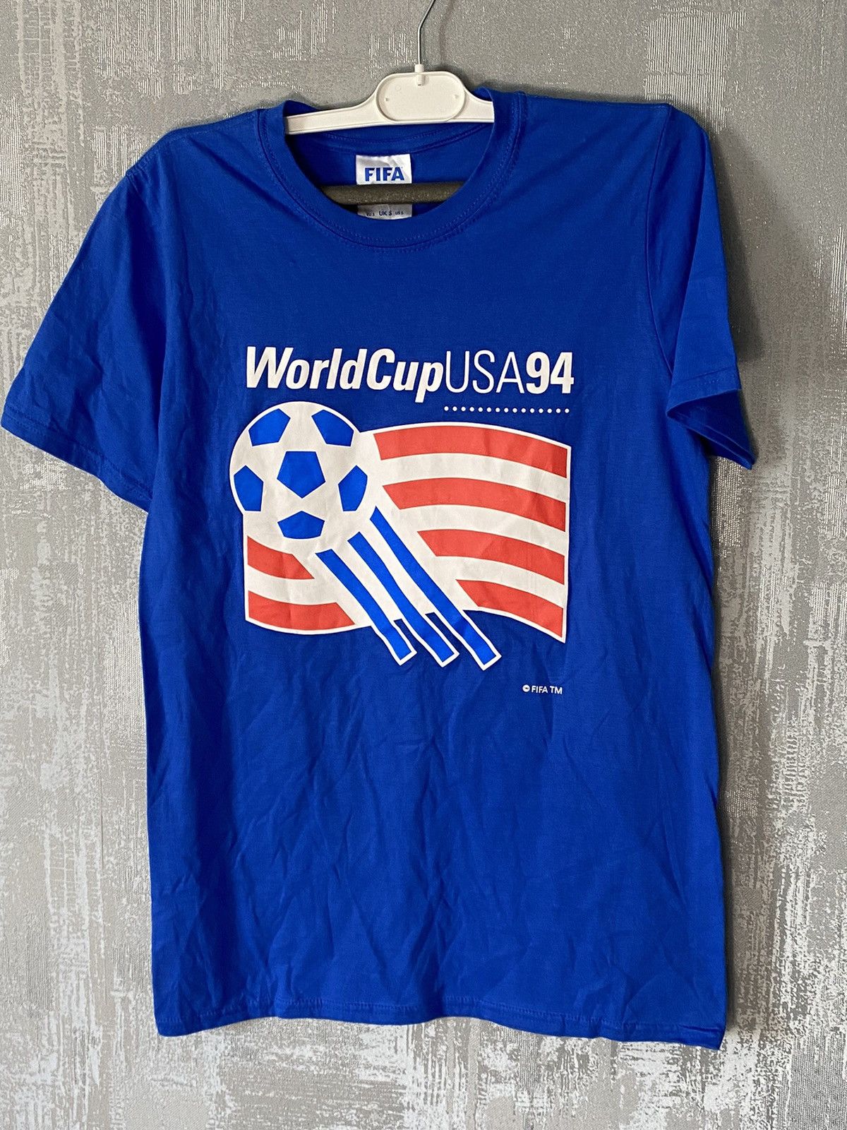 Vintage 1994 Vintage World Cup USA Soccer Jersey Football Size US S / EU 44-46 / 1 - 1 Thumbnail