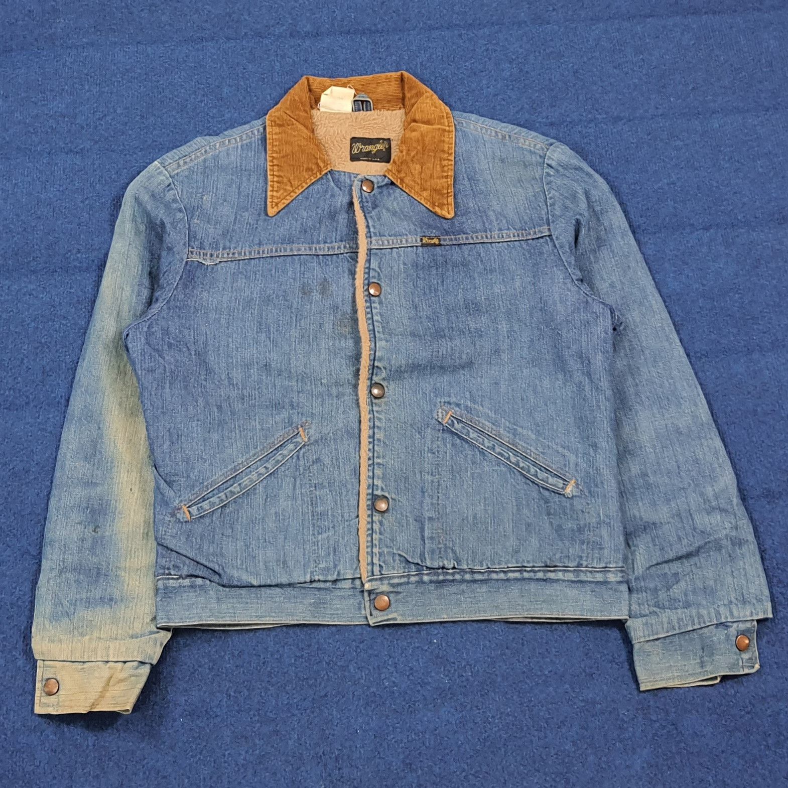 Wrangler Vintage 70s Wrangler Denim Sherpa Jacket Made in USA C302N7 Size US M / EU 48-50 / 2 - 1 Thumbnail