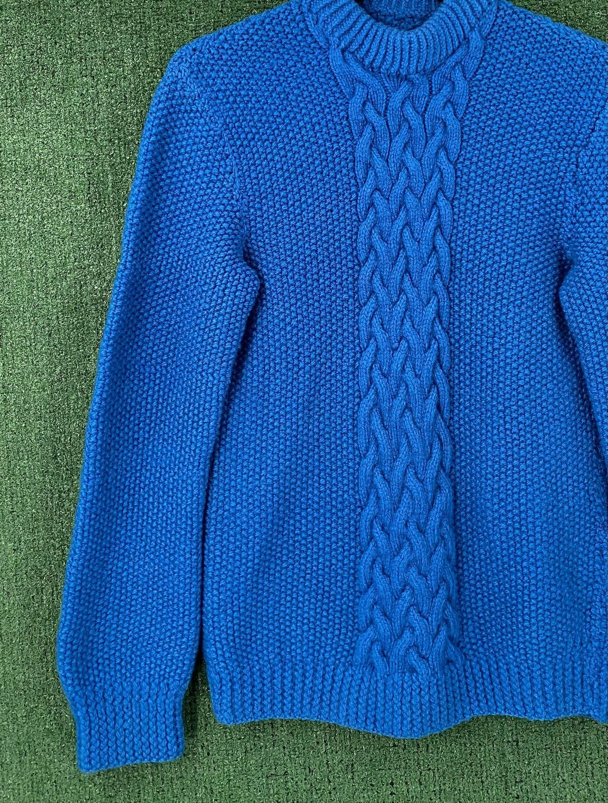 Handmade 90’s Handmade Wool Blend Heavyweight Fisherman Sweater XS Size XS / US 0-2 / IT 36-38 - 4 Thumbnail