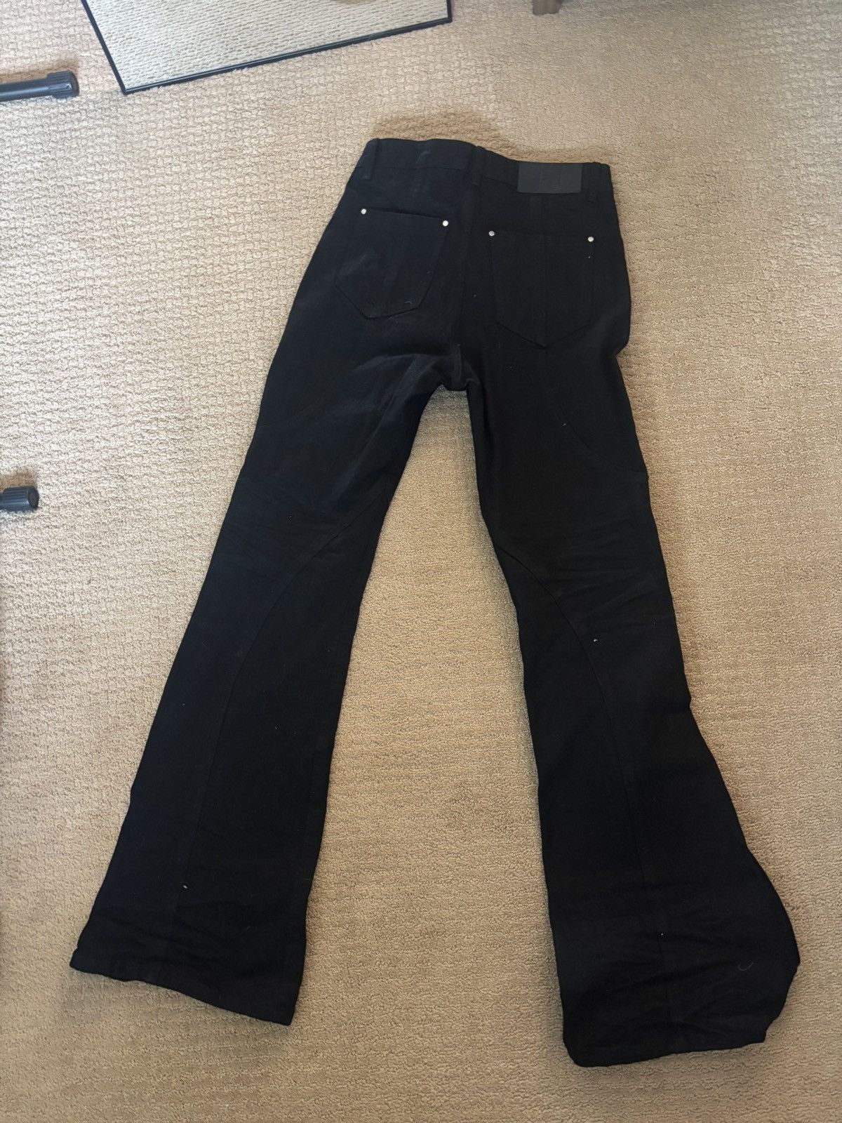 Other “Too Far” black selvedge flared denim Size US 30 / EU 46 - 2 Thumbnail