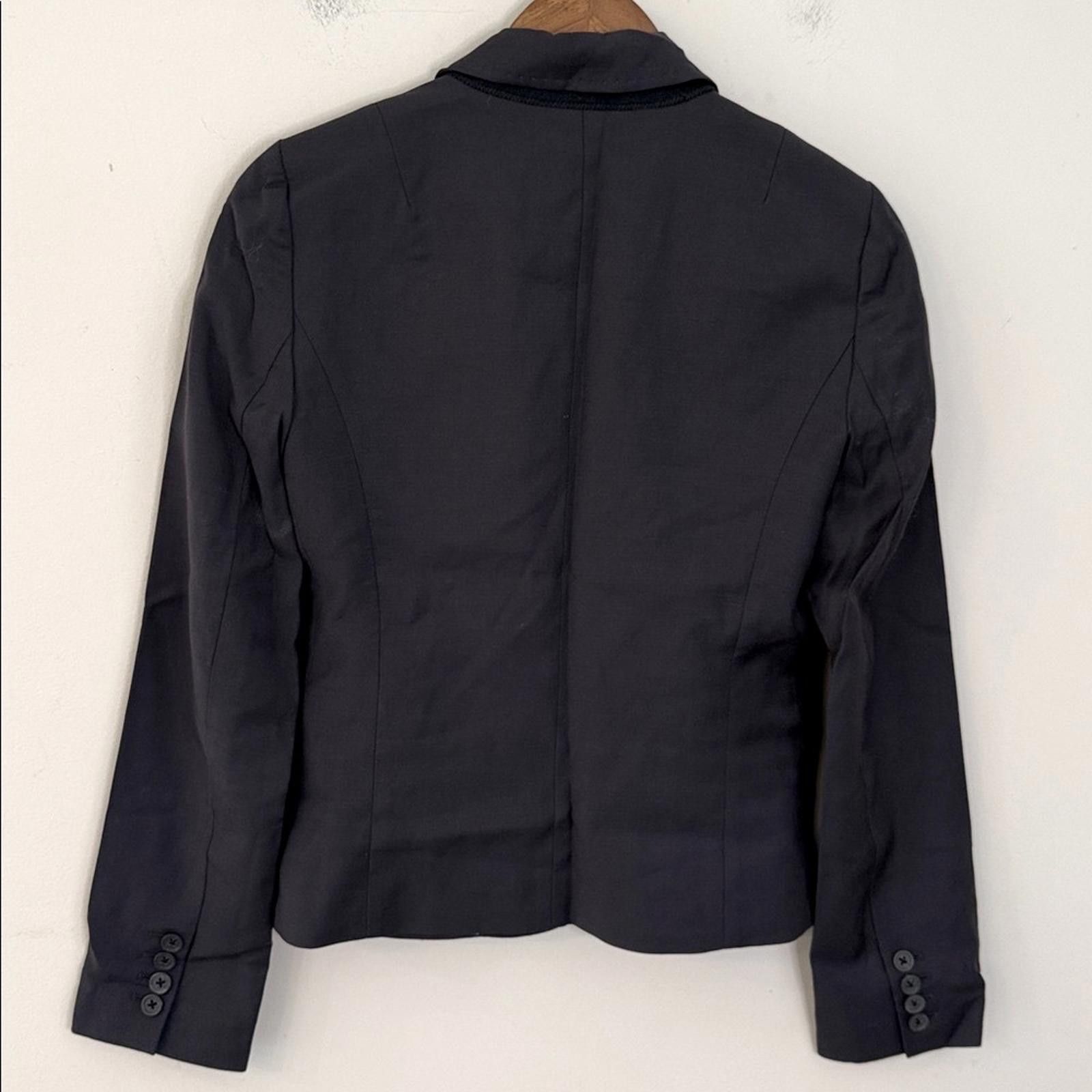 J.Crew J.Crew Wool Blazer Jacket navy gray pockets lined SZ 4 Size S / US 4 / IT 40 - 5 Thumbnail