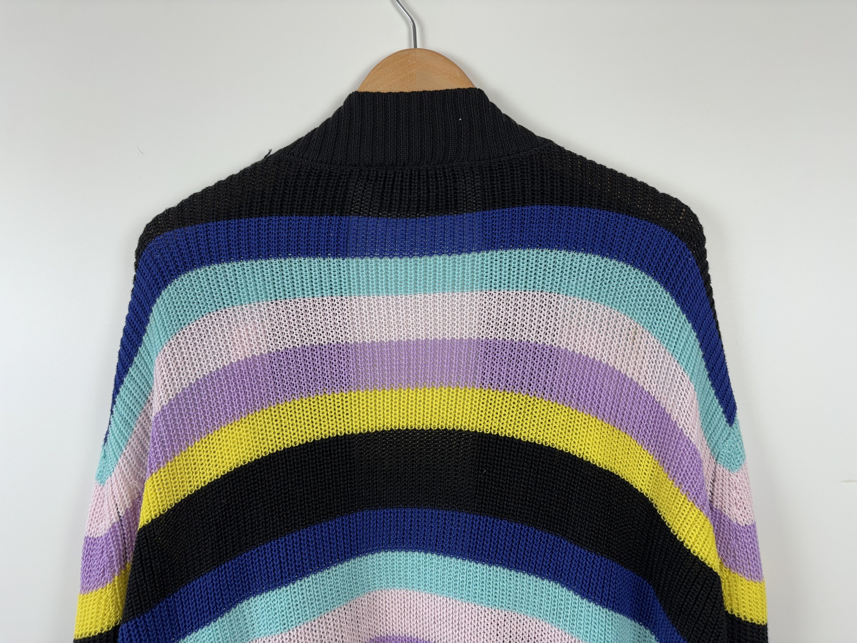 Womens Killstar Rainbow Knit Cardigan Size XS