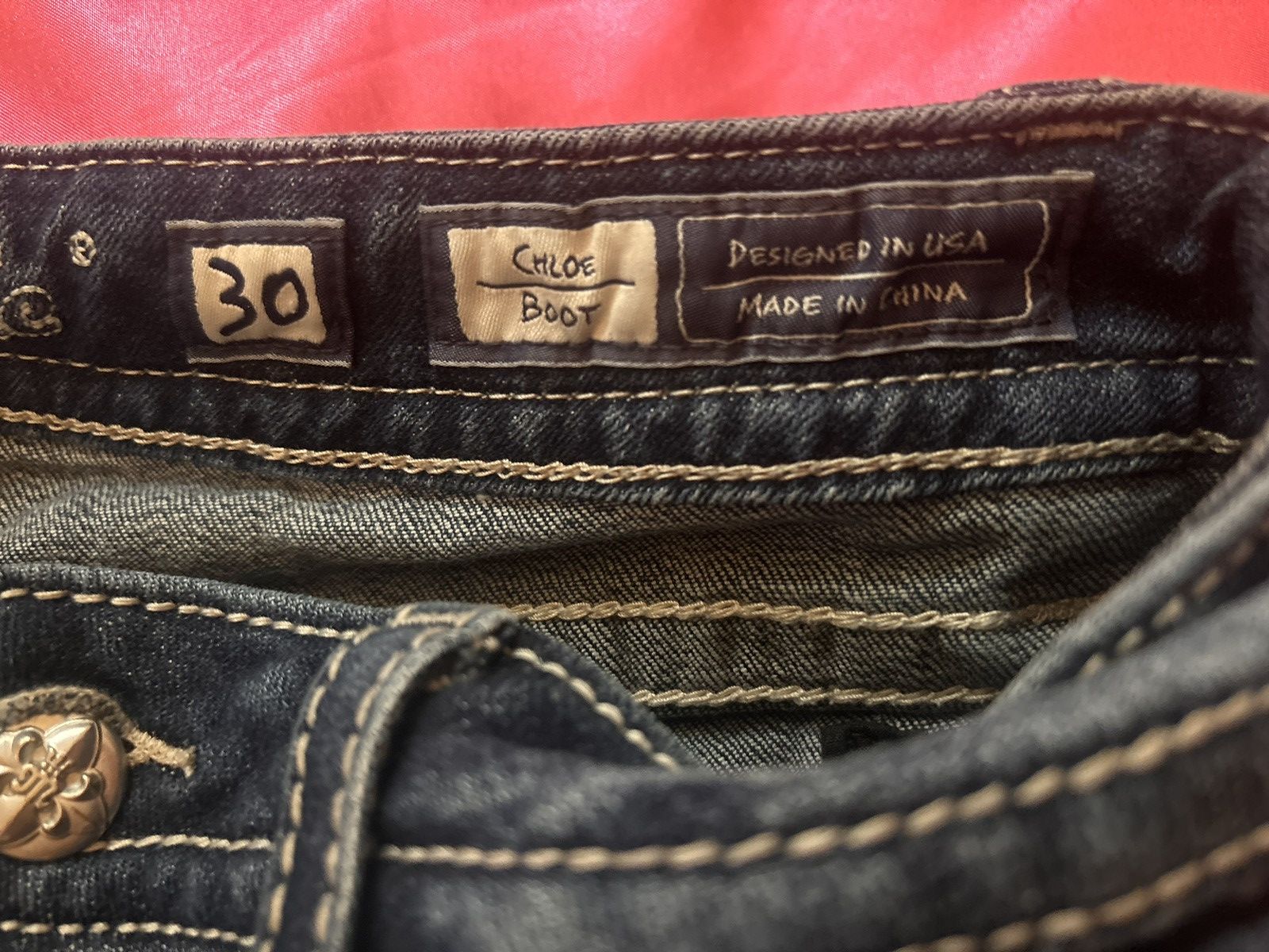 Miss Me miss me boot jeans Size 30" / US 8 / IT 44 - 2 Thumbnail
