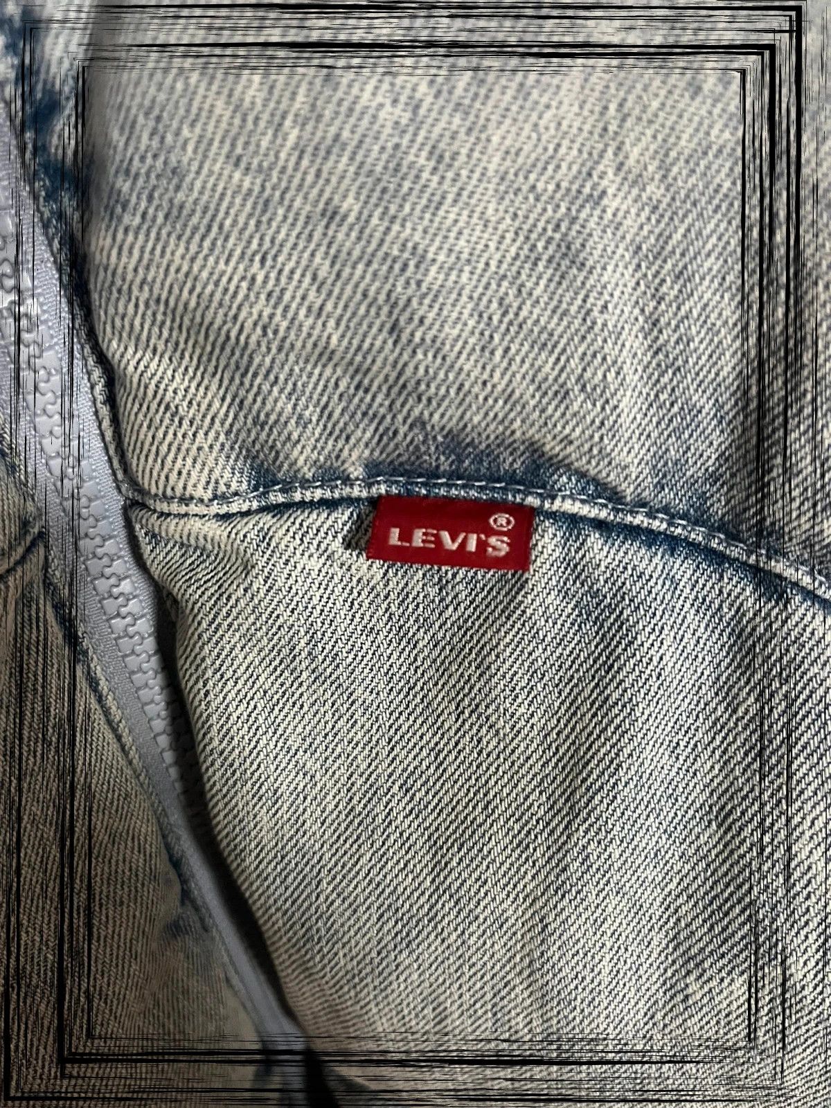 Levi's Kurtka Levi’s puffer jacket vintage 00s jeans Size US L / EU 52-54 / 3 - 4 Thumbnail