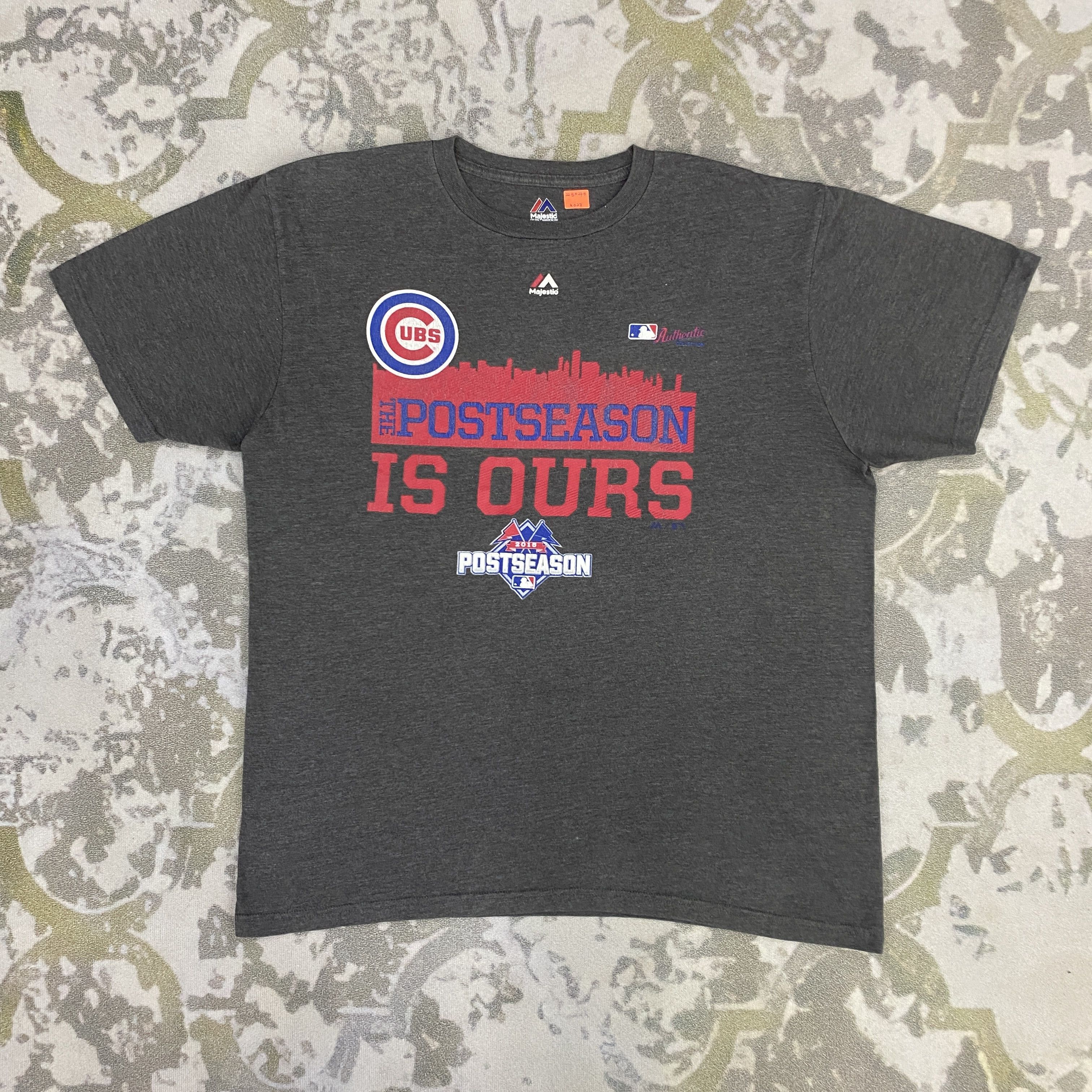 Majestic MLB Chicago Cubs Post Season "Post Season is Ours" - K027 Size US L / EU 52-54 / 3 - 1 Thumbnail