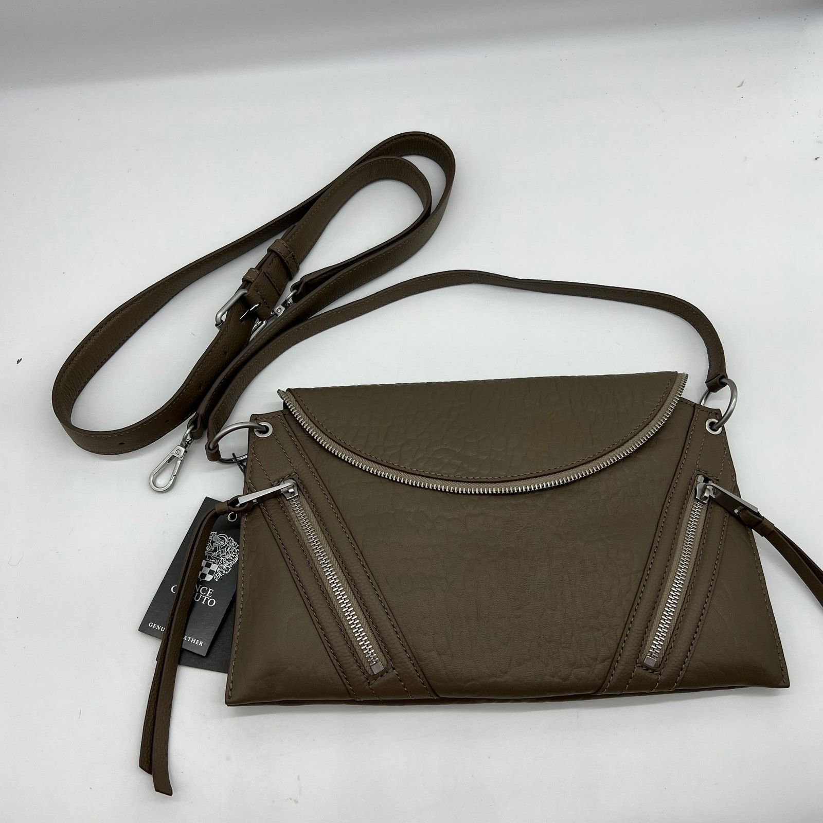 Other Vince Camuto Bubble Lamb Leather Wayhn Crossbody Bags Morel Size ONE SIZE - 1 Thumbnail