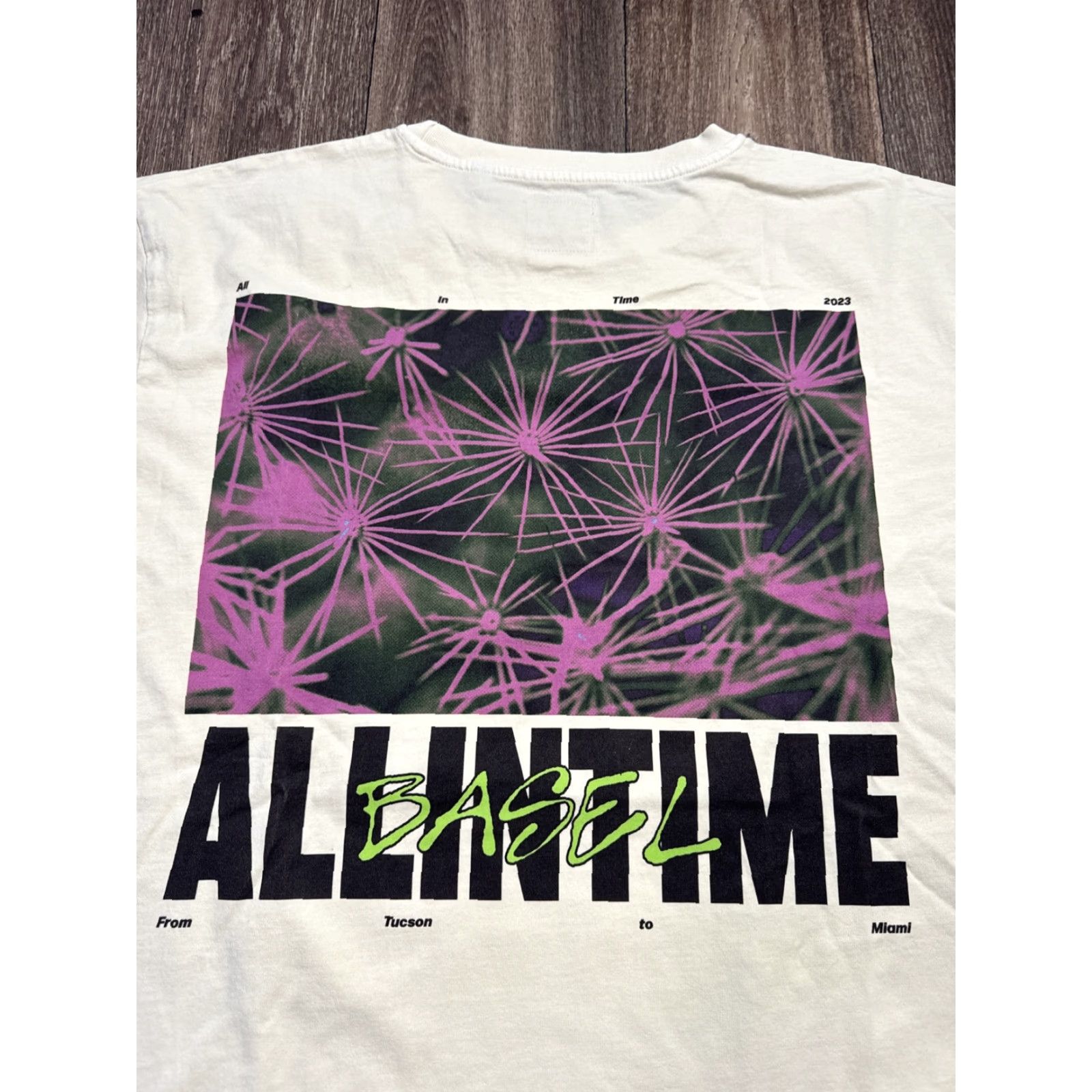 Vintage DRY ROT AIT All In Time Basel White Double-Sided Streetwear T-Shirt 2XL Unisex Adults Mens Womens Boys Girls Size US XXL / EU 58 / 5 - 3 Thumbnail