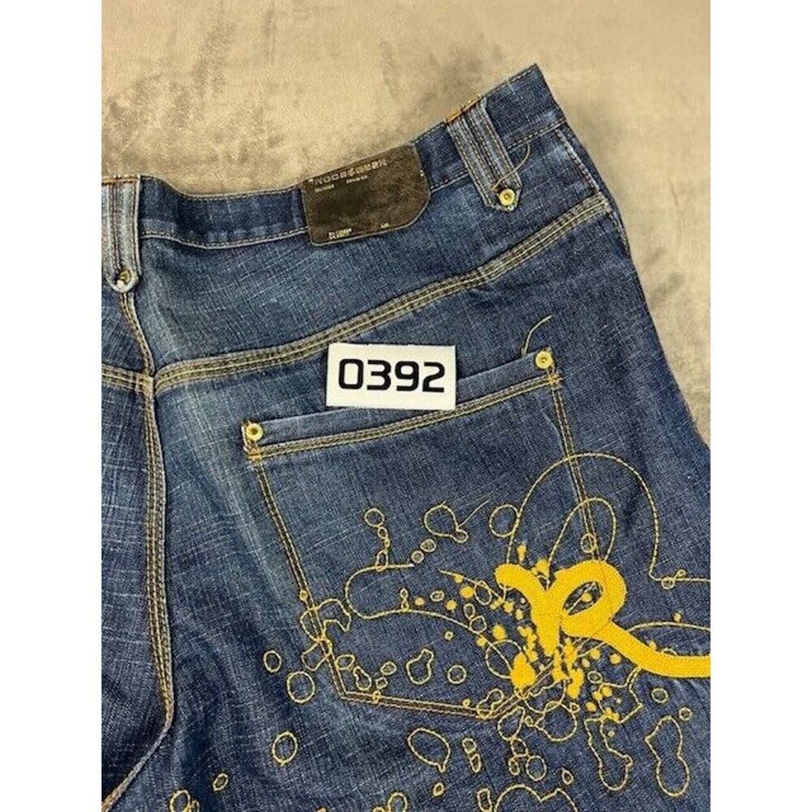 Rocawear ROCAWEAR JEANS SIZE 42 W. Dark Blue Denim Regular Fit Size US 42 / EU 58 - 10 Thumbnail