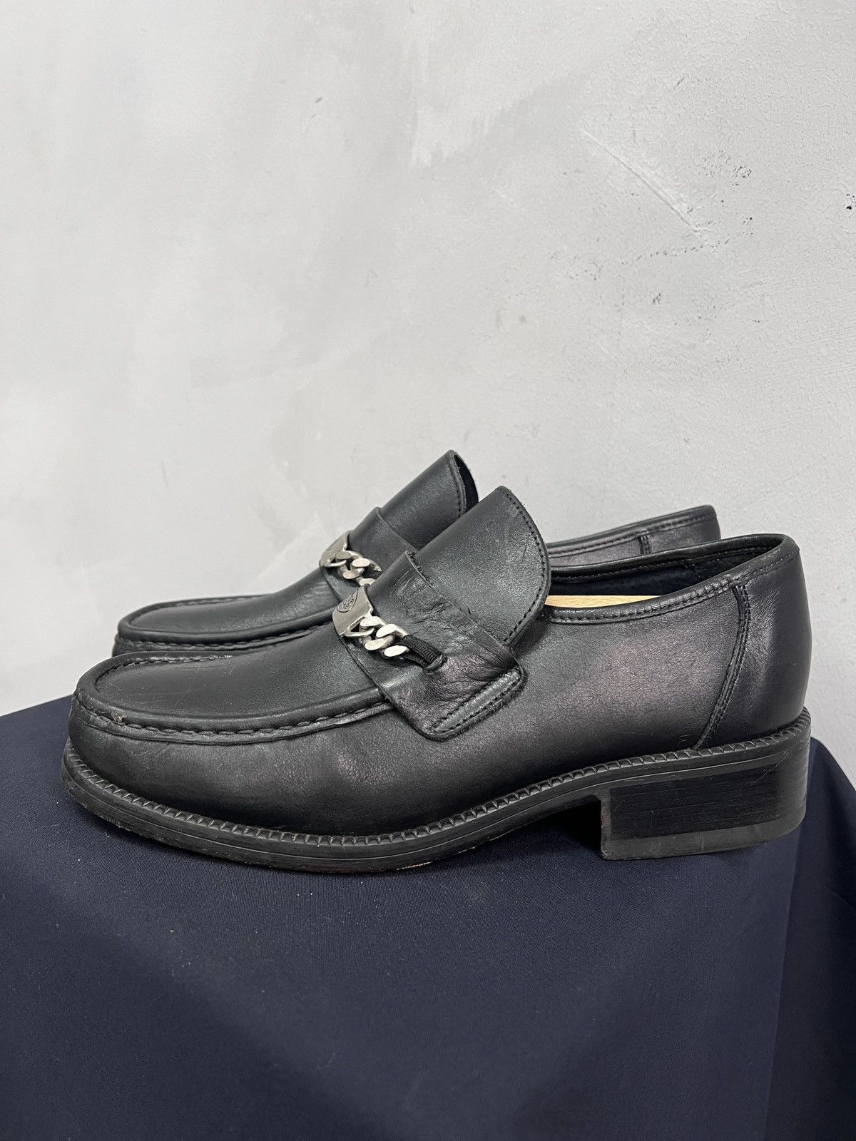 Hedi Slimane Chain avant garde gothic loafers hedi slimane style y2k Size US 10 / EU 43 - 7 Thumbnail