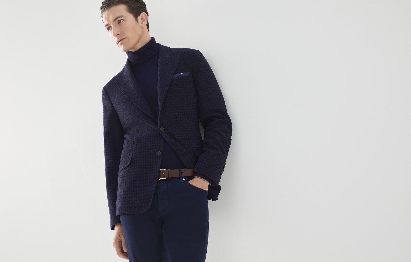 Brunello Cucinelli Jacket in Navy Size US L / EU 52-54 / 3 - 3 Thumbnail