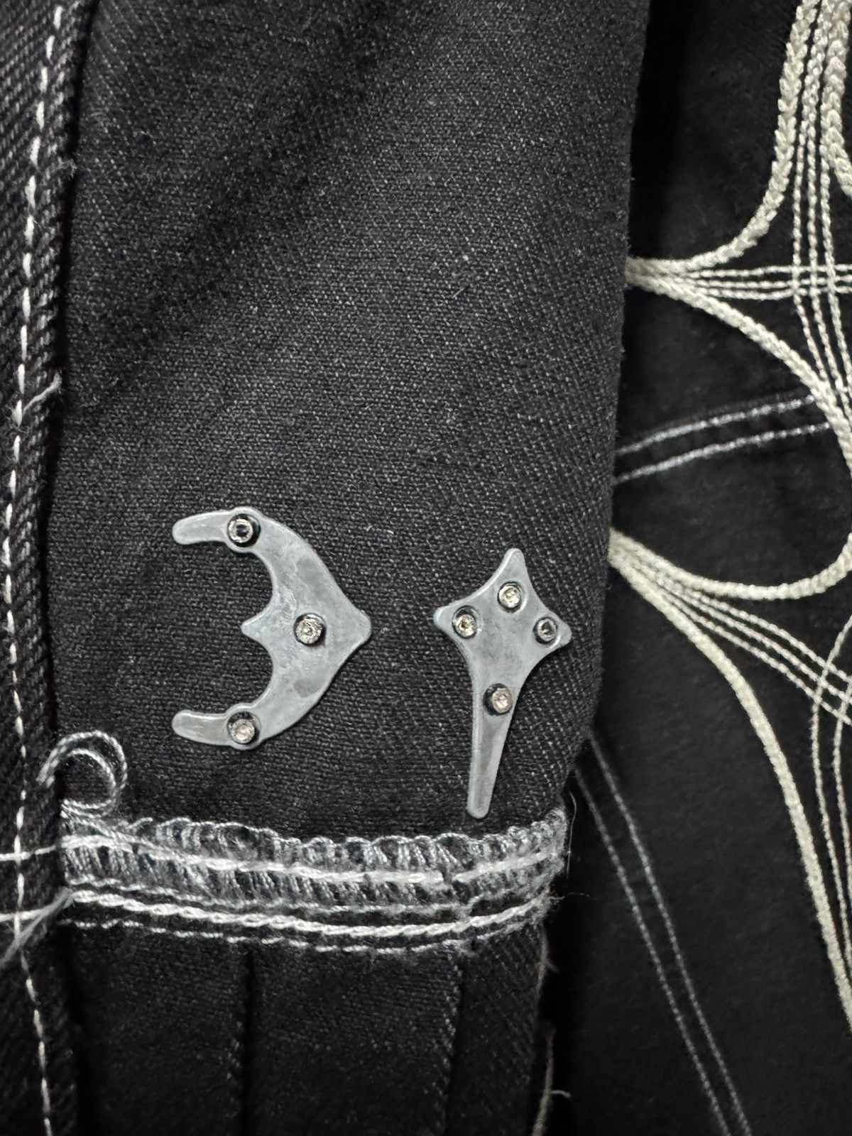 Thug Club THUG CLUB FW23 Black Denim Jacket with Iconic TC Logo Unisex Size US M / EU 48-50 / 2 - 22 Thumbnail