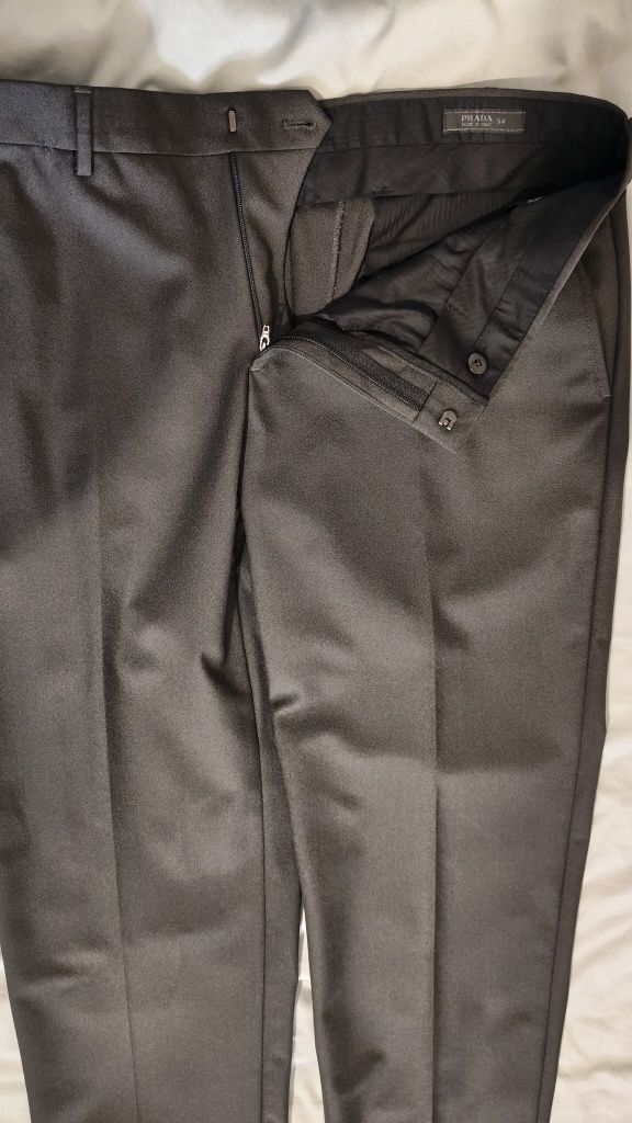 Prada Prada Classic 2008 Nylon Ebano Pants Size US 36 / EU 52 - 2 Thumbnail