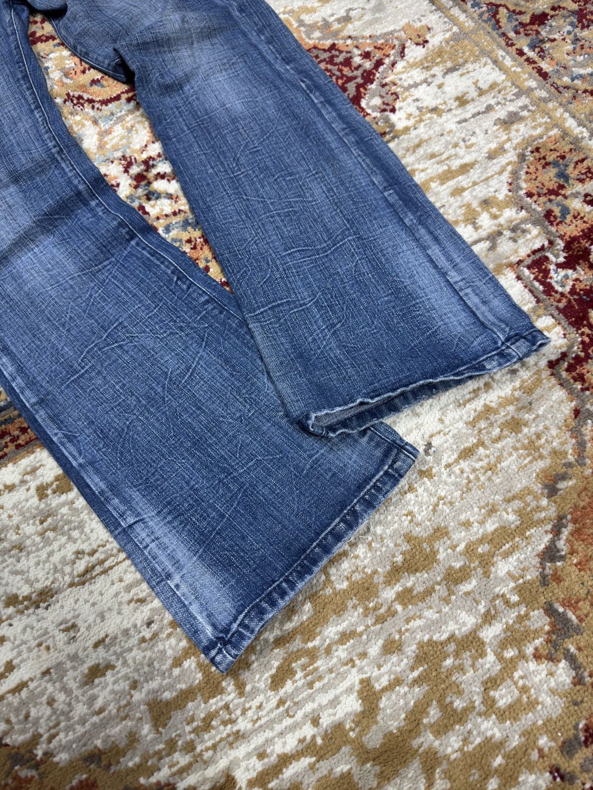 Hysteric Glamour ᶠᵃⁿᶜʸᵍᵘʸ Y2K Flared Baggy Washed Bootcut Denim Jeans Vintage Size US 28 / EU 44 - 2 Thumbnail