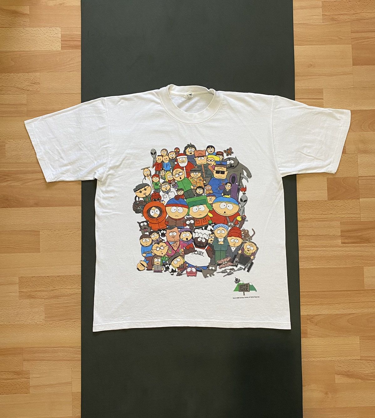 Vintage Vintage South Park Comedy Central Full Cast Promo M 1998 Size US M / EU 48-50 / 2 - 1 Thumbnail