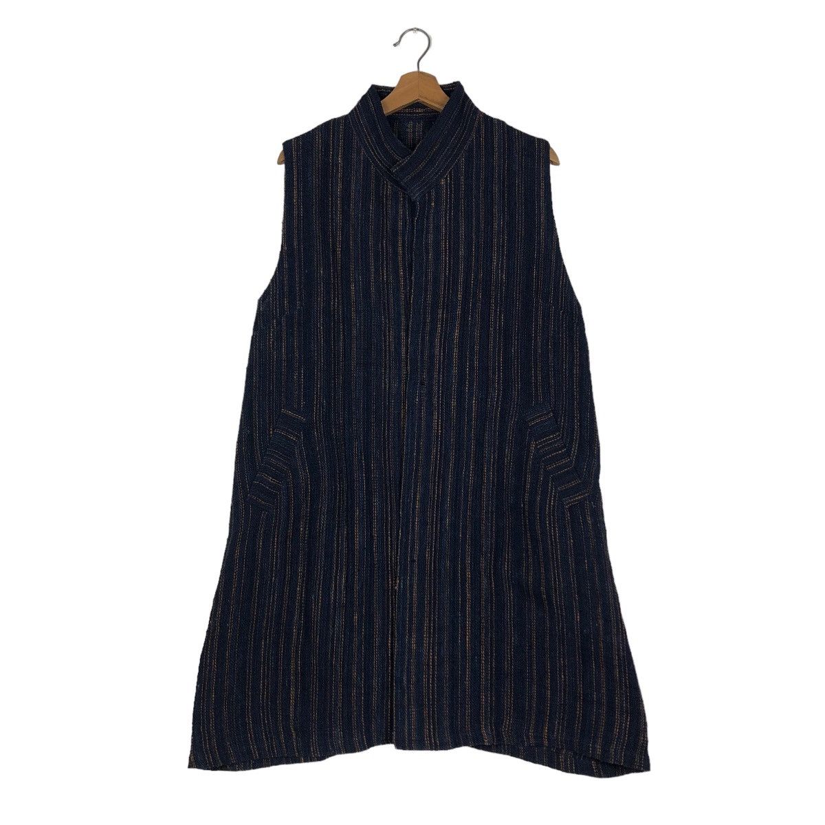 Japanese Brand 🔥Vintage Biker Vest Tank Top Jacket Muju Japan Issey Miyake Size US S / EU 44-46 / 1 - 1 Thumbnail