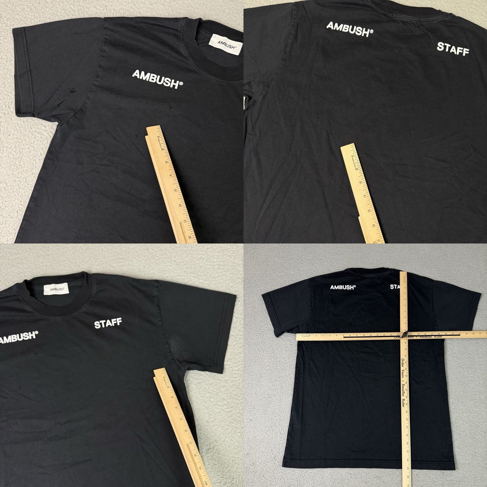 Vintage Ambush T Shirt Adult Large Black Logo Tee Limited Edition Mens Size US L / EU 52-54 / 3 - 8 Thumbnail