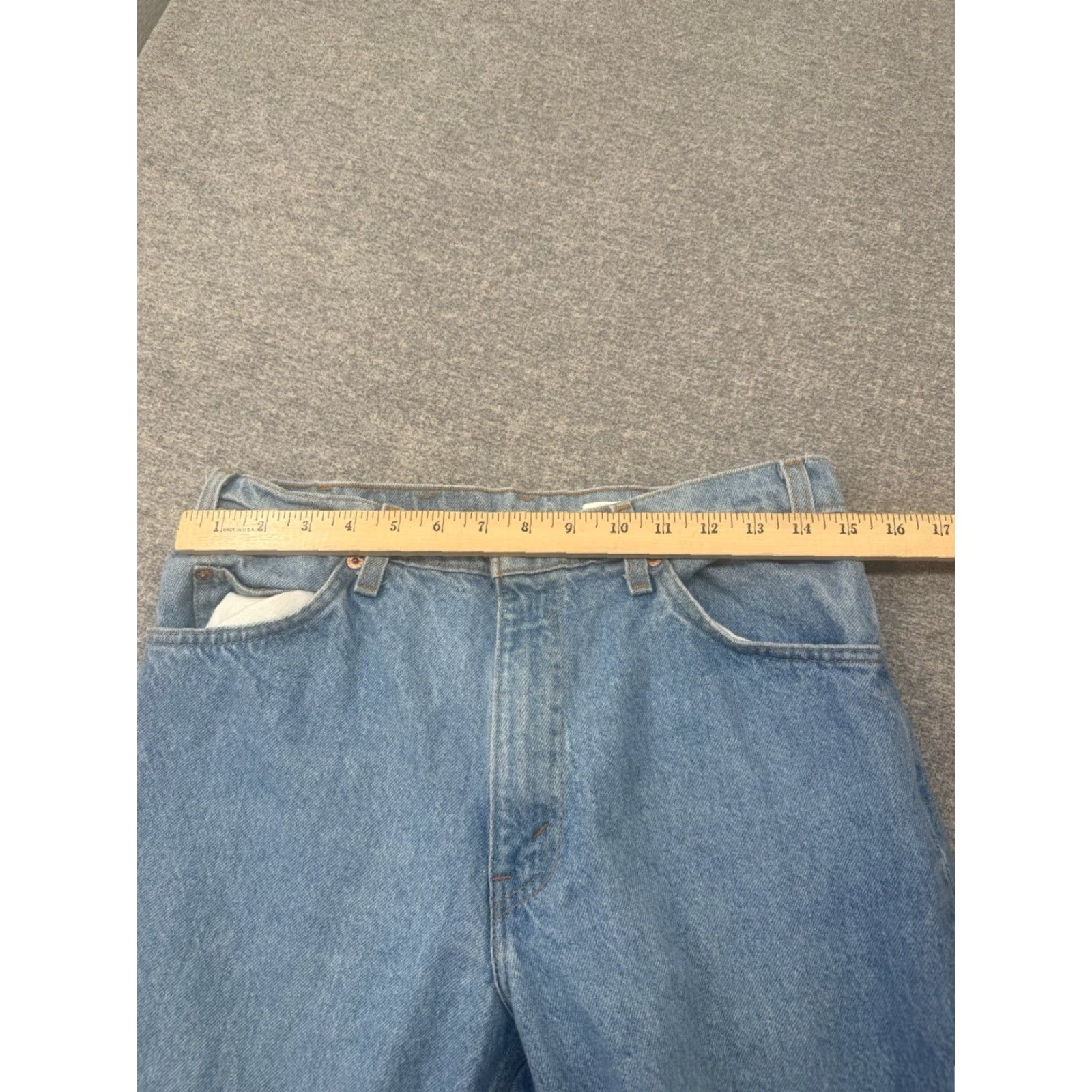 Levi's VINTAGE Levi's 550 Jeans Relaxed Orange Tab 31x30 Distressed 90s USA Weekender Denim Cardi? Size US 31 - 5 Thumbnail