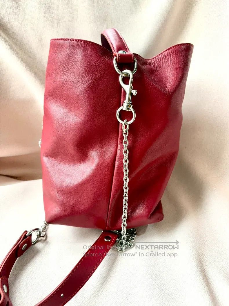 Vivienne Westwood Vivienne Westwood size os Red Large Saturn Bucket Bag Cross Size ONE SIZE - 3 Thumbnail