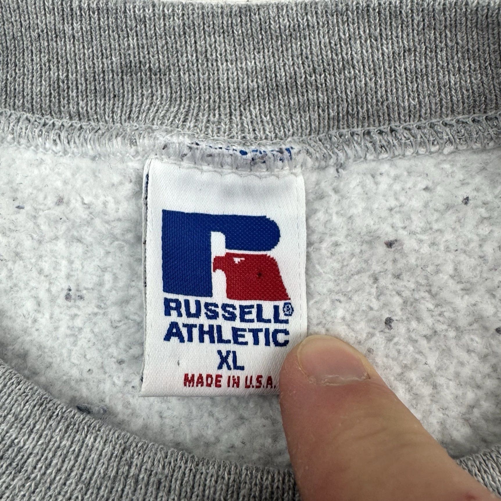 Russell Athletic VINTAGE Russell Athletic Ohio University Sweatshirt Adult XL Gray Big Logo 90s College Sports Mens Size US XL / EU 56 / 4 - 5 Thumbnail