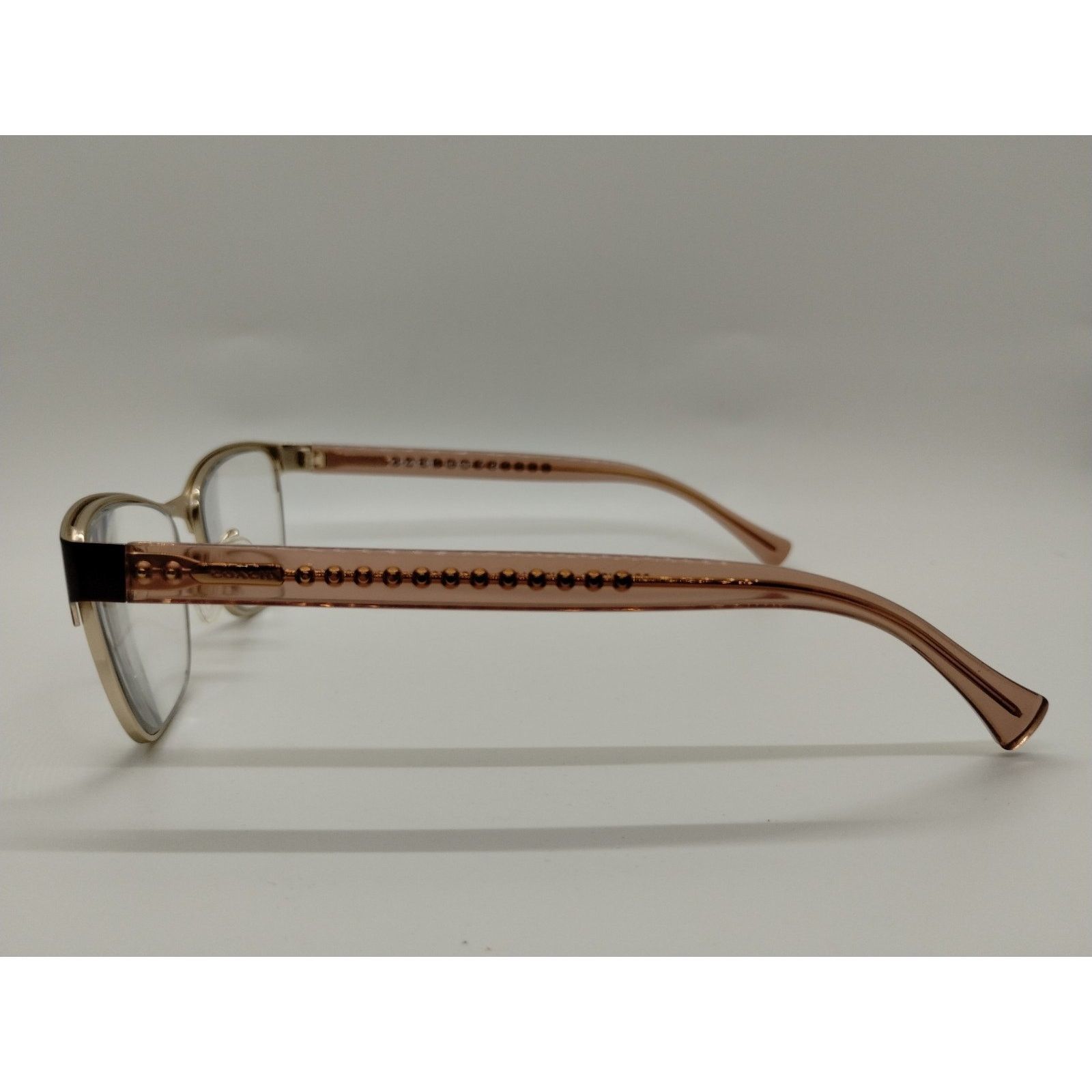Coach Coach HC 5067 T 9235 Burgundy Gold Cherry Eyeglass Frames Size ONE SIZE - 4 Thumbnail