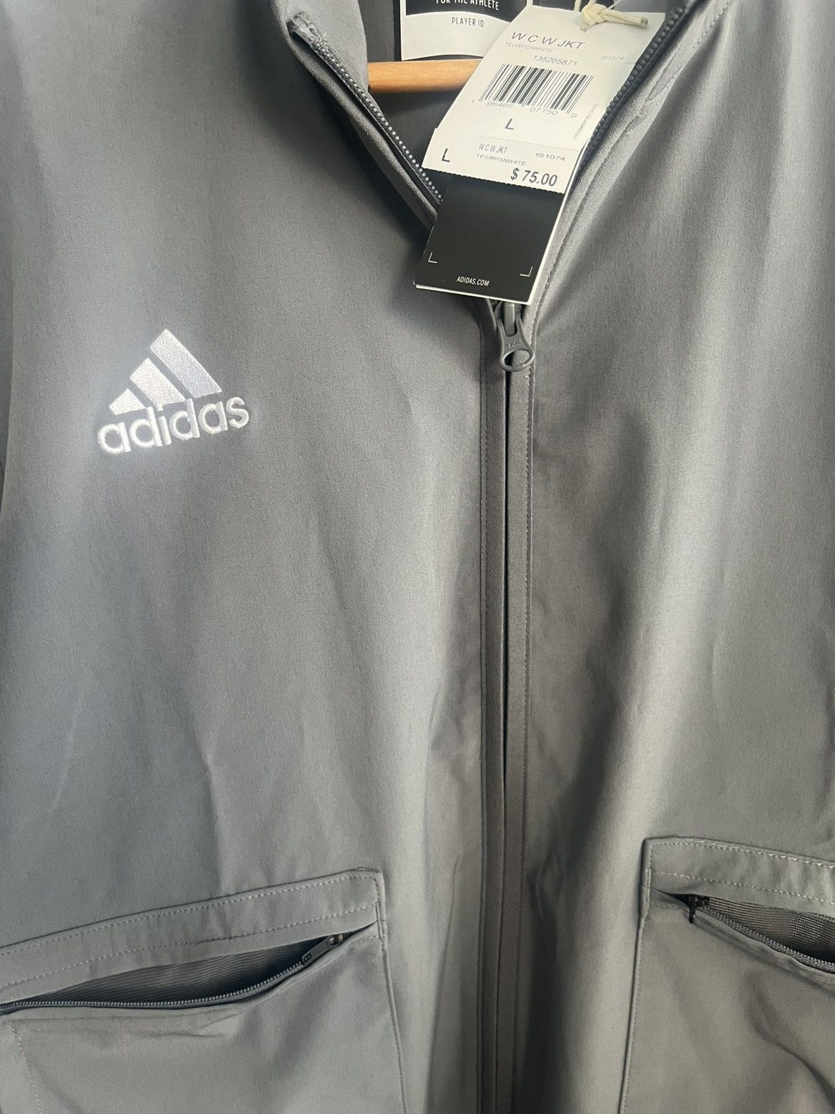 Adidas Adidas Lightweight Windbreaker Utility Jacket - Womens L Size L / US 10 / IT 46 - 5 Thumbnail