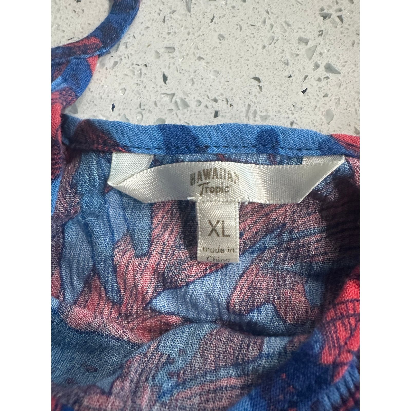 Other VTG Hawaiian Tropic Romper L Striped Beach Sleeveless V-Neck Size XL / US 12-14 / IT 48-50 - 2 Thumbnail