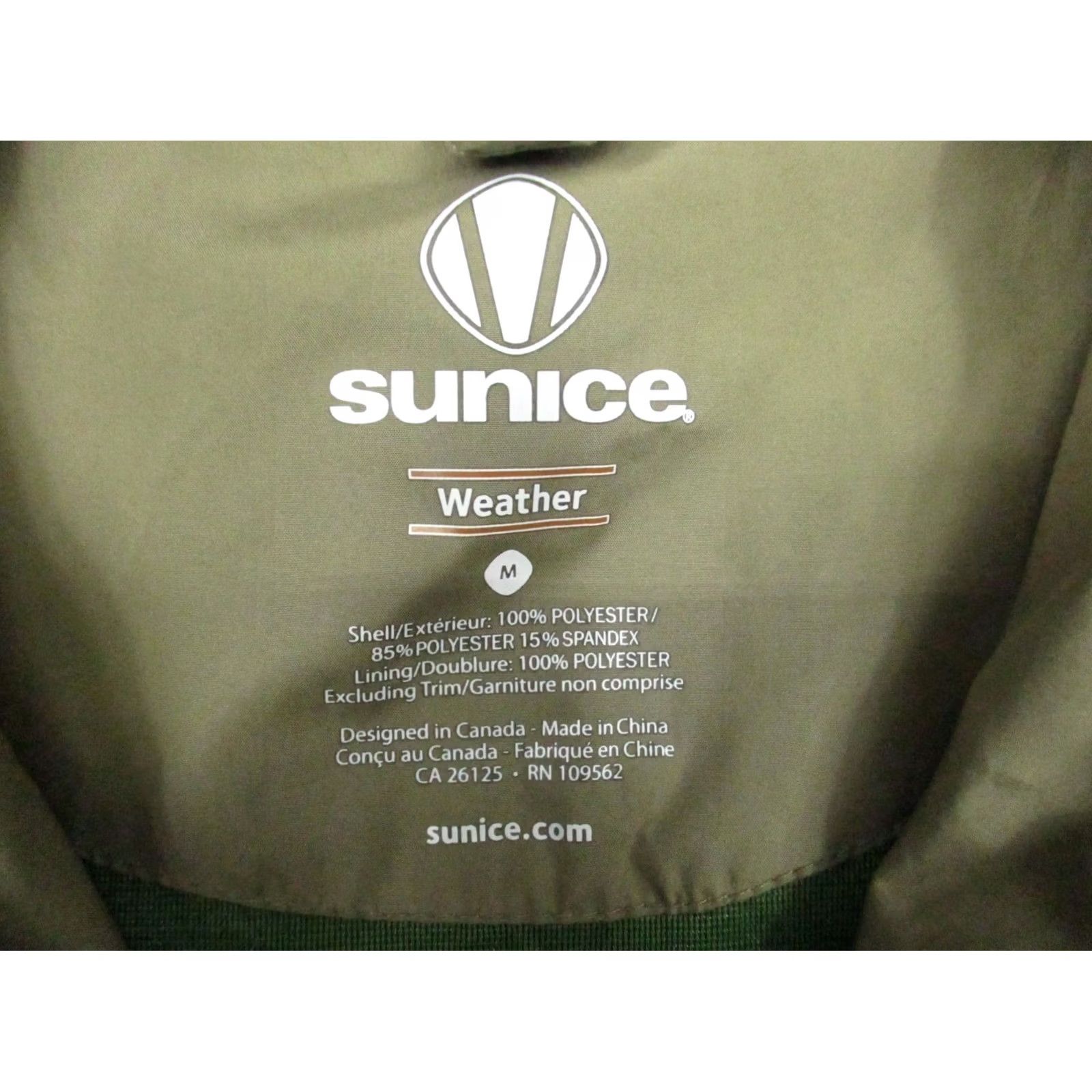 Vintage Sunice Women's Jacket Medium Green Tan Typhoon Half Zip Pullover Windbreaker Size M / US 6-8 / IT 42-44 - 5 Thumbnail