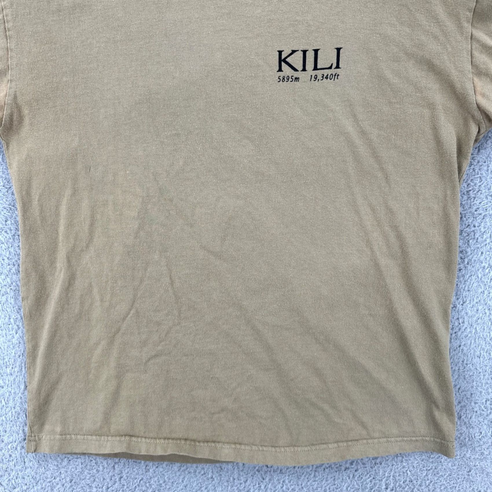 Vintage VINTAGE Kilimanjaro Men’s Small Brown T Shirt Mount Kilimanjaro Africa Shirt Mens Short Sleeve Crew Neck 90s Outdoor Africa Brown Size US S / EU 44-46 / 1 - 5 Thumbnail