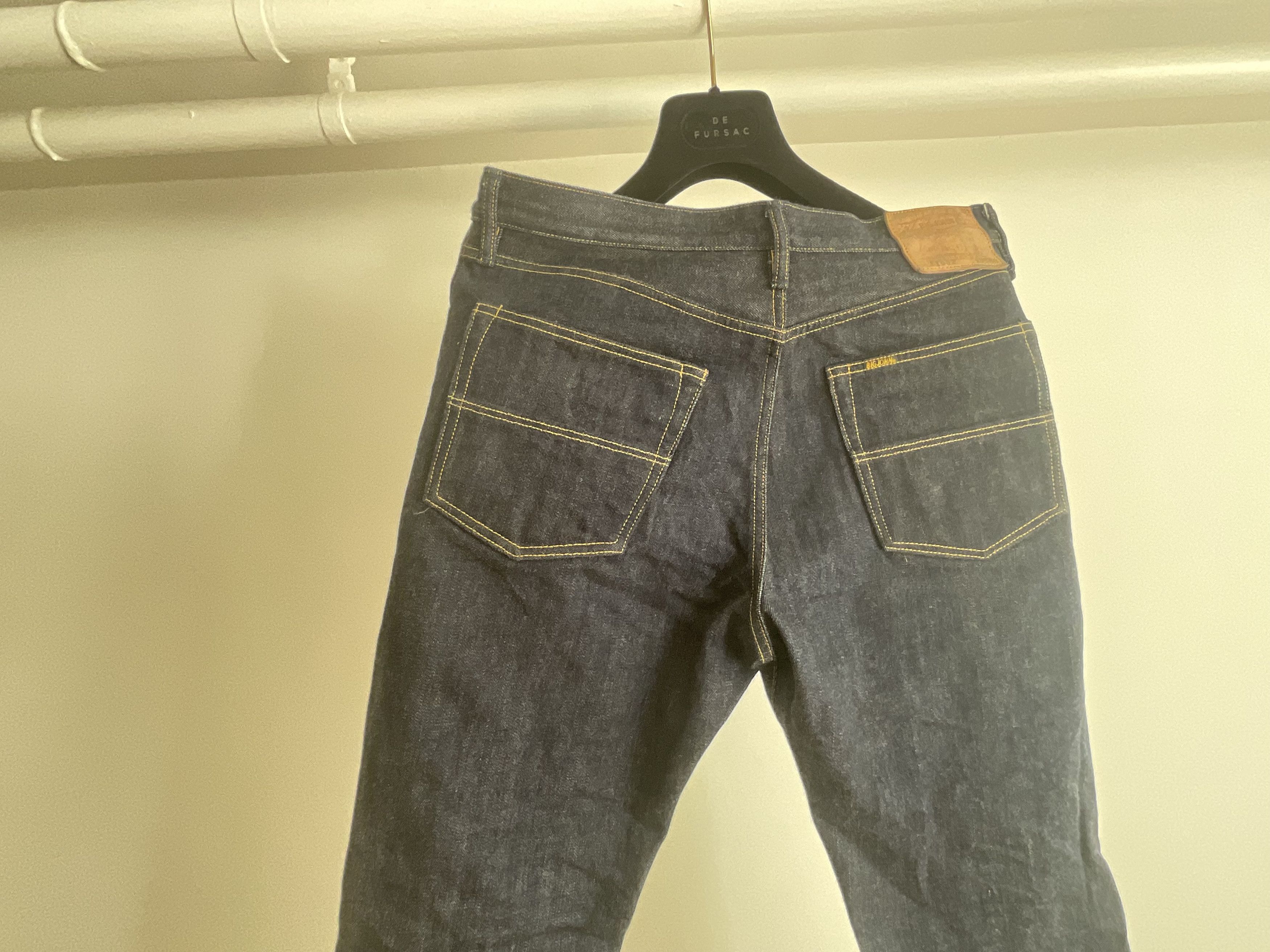 Big John XX002/Extra/Model Slim Straight Selvedge Denim Size US 32 / EU 48 - 11 Thumbnail