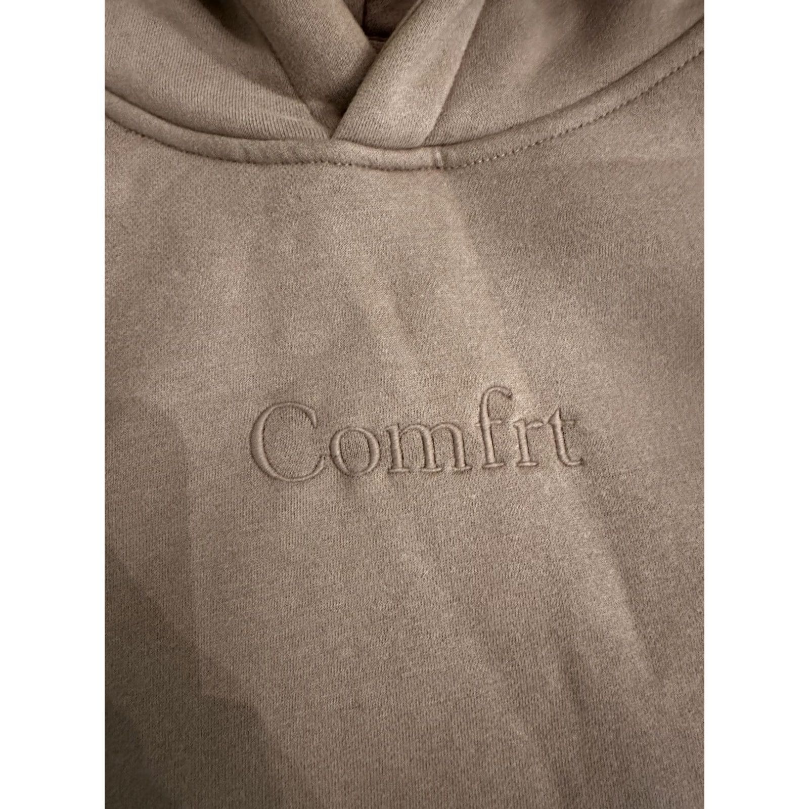 Vintage M & M Comfrt Minimalist Hoodie Beige US Size M Men Regular Medium Pullover Beige Hoodie Pre-owned Good Size US M / EU 48-50 / 2 - 2 Thumbnail