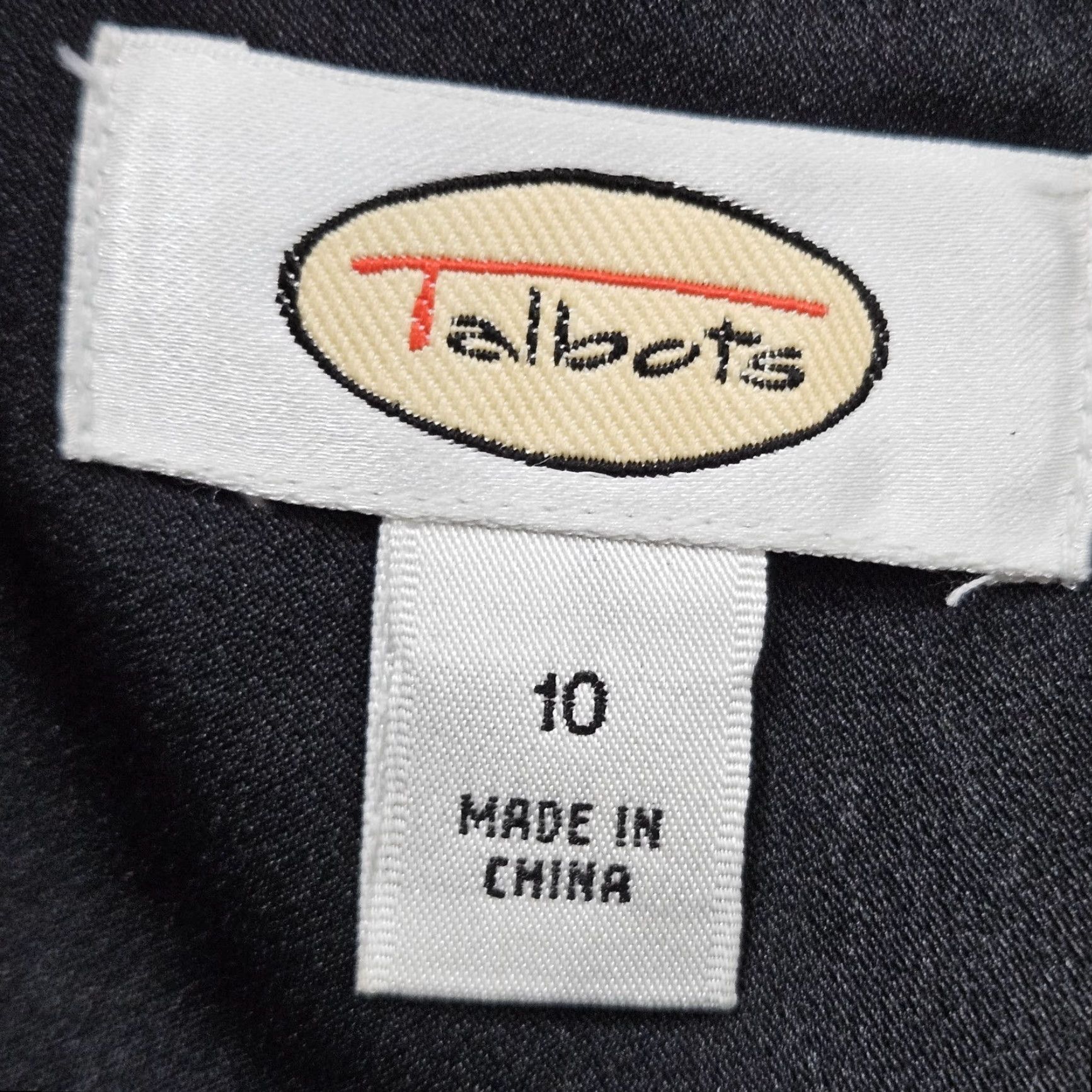 Talbots Talbots Blouse Satin Bow V-Neck Sleeveless Peplum Band Top 10 Black Womens Dressy Party/Cocktail Size L / US 10 / IT 46 - 3 Thumbnail