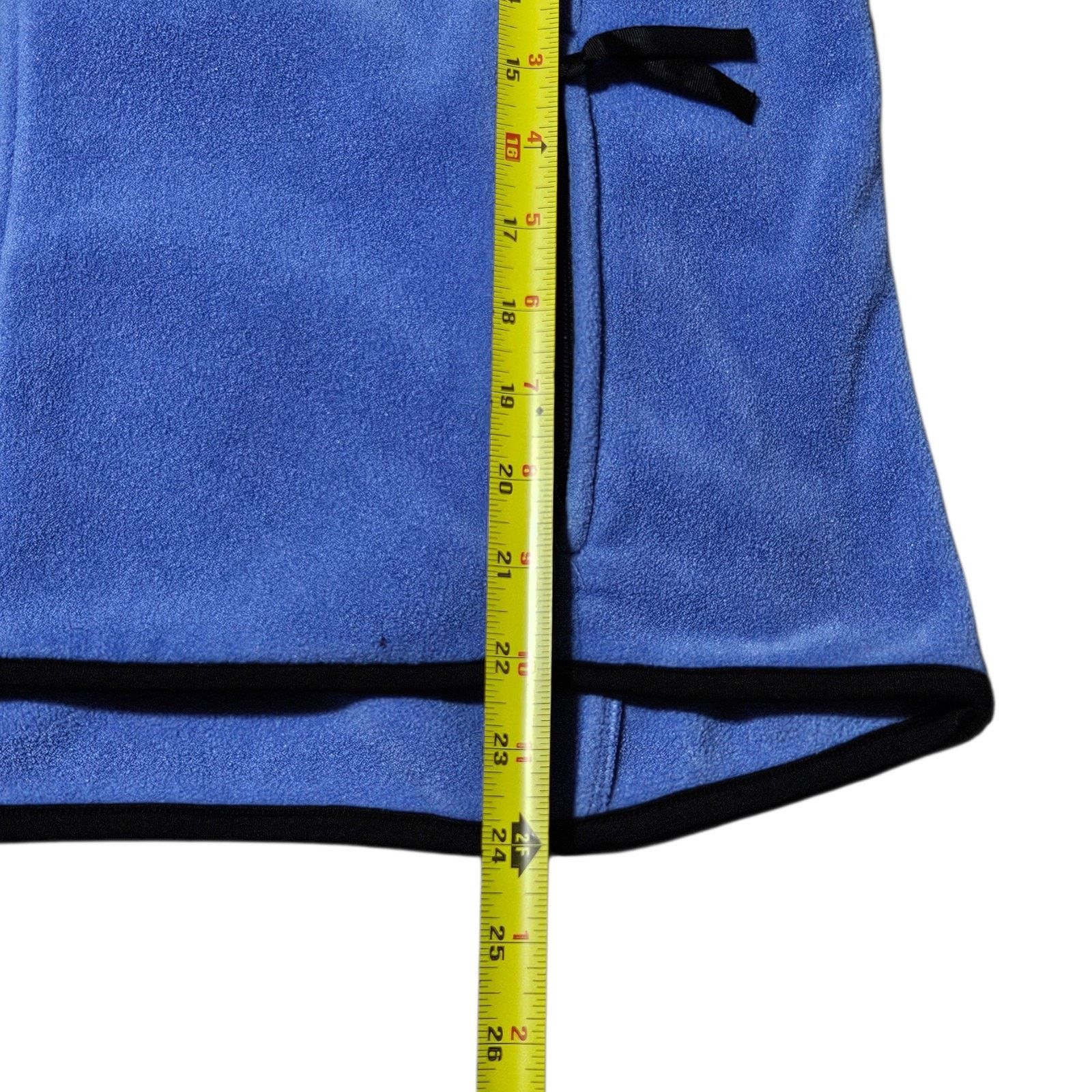 Woolrich Woolen Mills Woolrich Sky Blue Fleece Vest Full Zip Womens XL Zip Pockets Size XL / US 12-14 / IT 48-50 - 5 Thumbnail