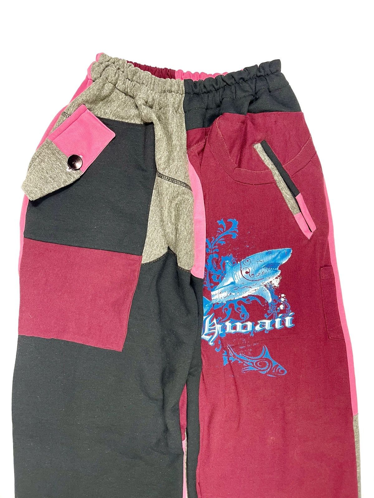 Chorley × Handmade Aw25 re-worked patchwork flight cargo wide leg sweatpants Size US 34 / EU 50 - 2 Thumbnail