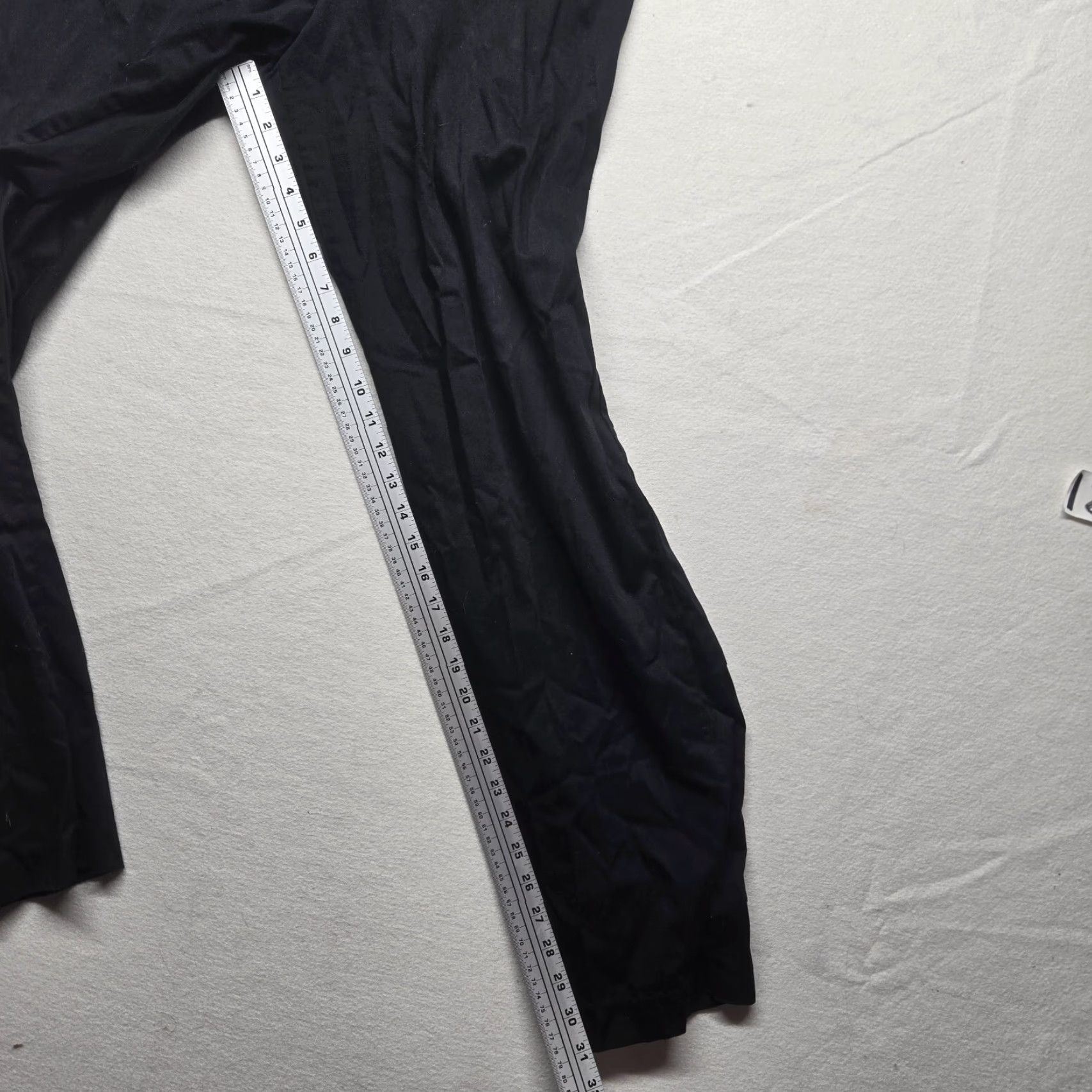 Vintage Kim Rogers Pants Dress Black 16 Adult Women Straight Front Belted Regular 16" Black Polyester Blend N/A Size 38" / US 16 / IT 52 - 6 Thumbnail