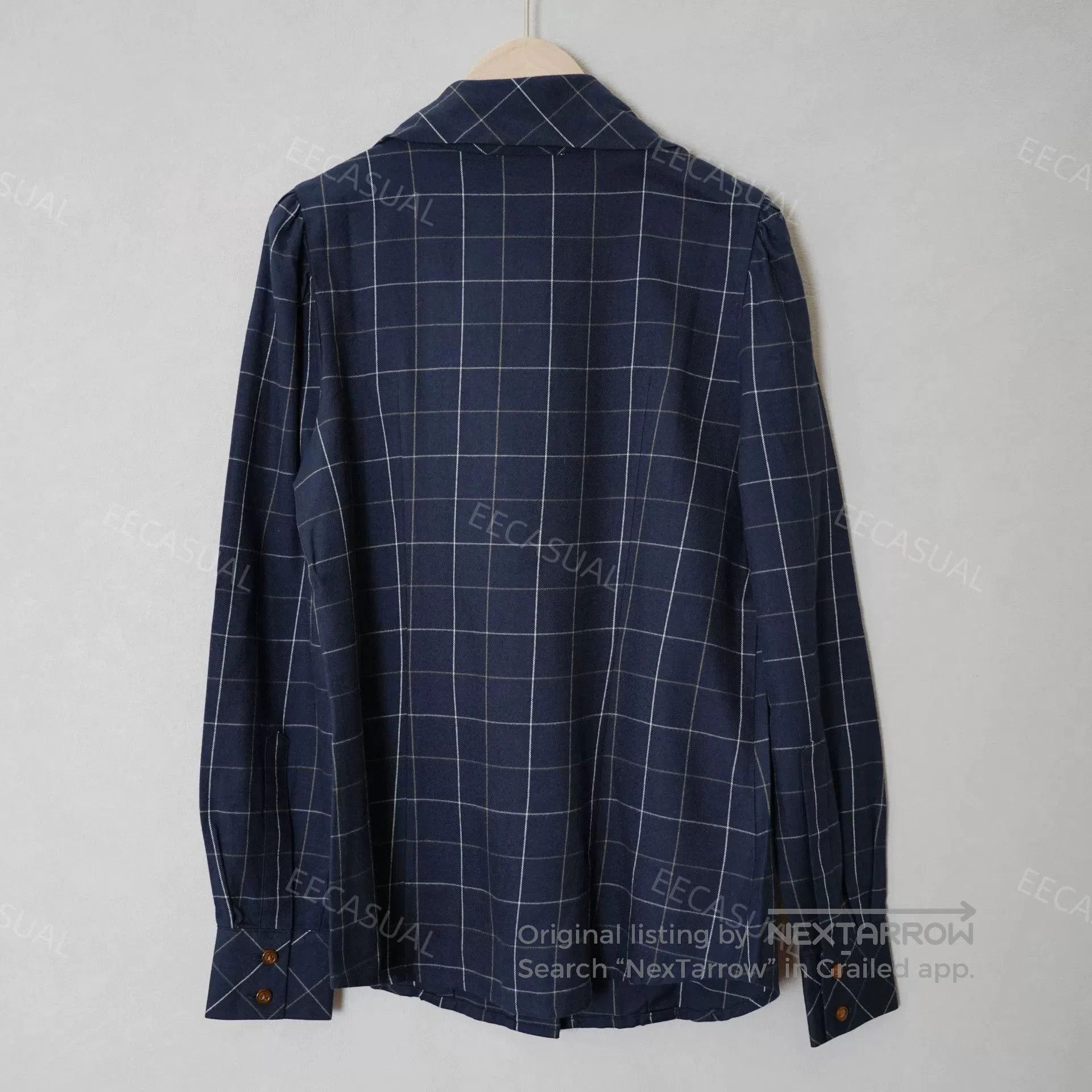 Other Vivienne Westwood Navy Checkered Shirt. Size L / US 10 / IT 46 - 2 Thumbnail