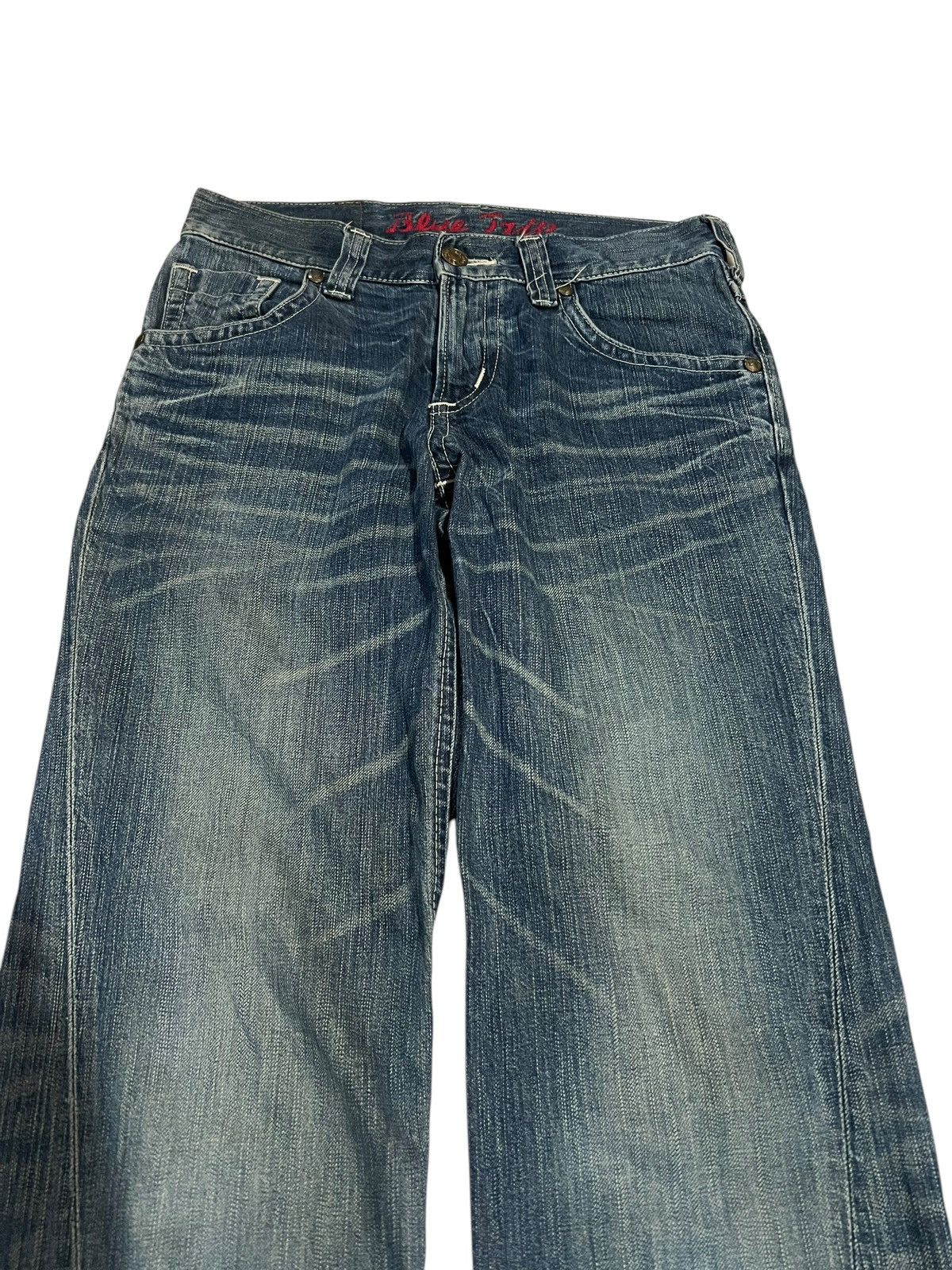 Edwin × If Six Was Nine × Japanese Brand 🌈Twist Leg Vintage Edwin Blue Trip Mud Wash Jean Japan Size US 30 / EU 46 - 3 Thumbnail