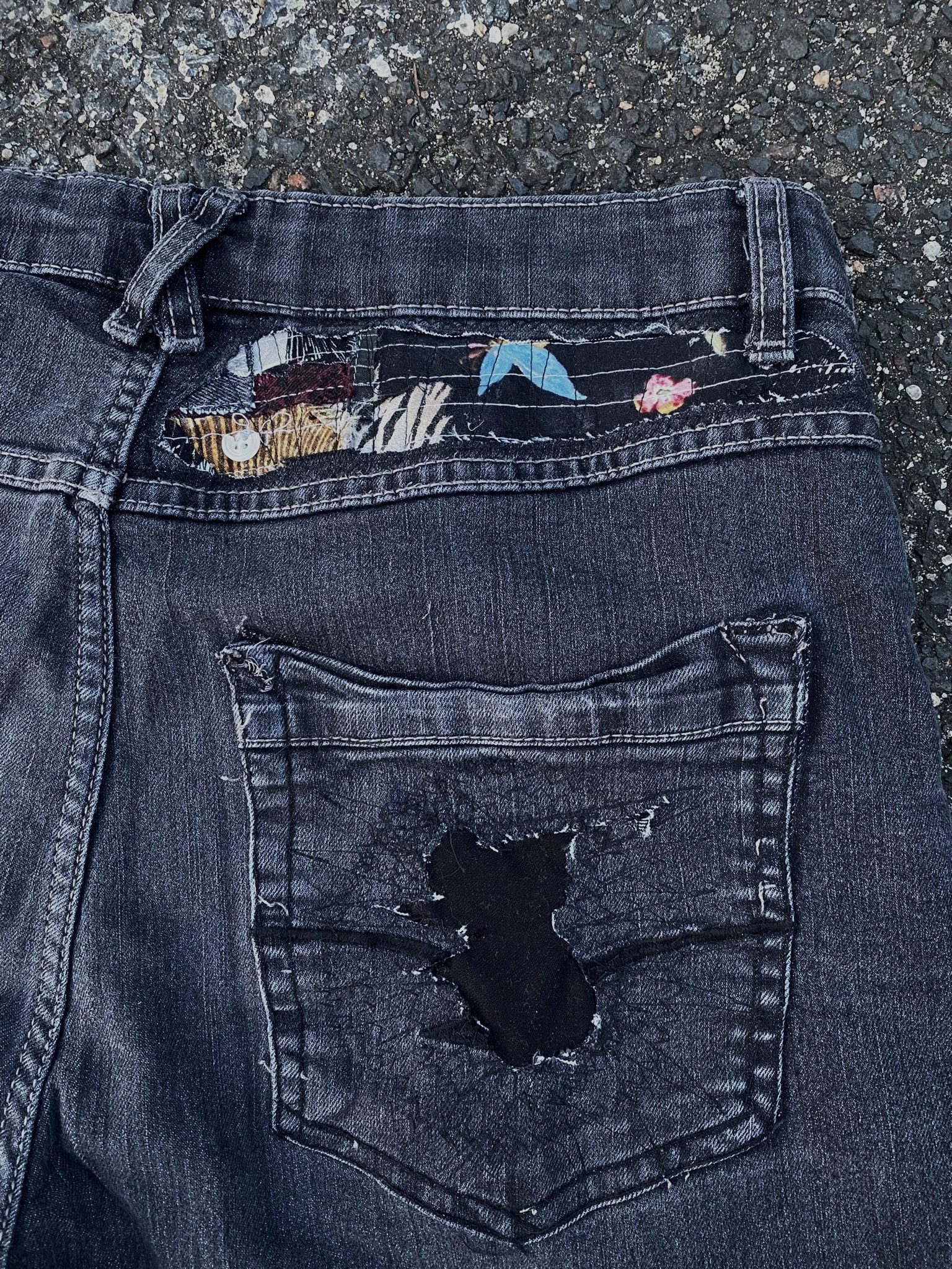 Kapital × Number (N)ine × Vintage Vintage Kapital Inspired Hippie Denim Saschiko Patchwork Size US 34 / EU 50 - 8 Thumbnail