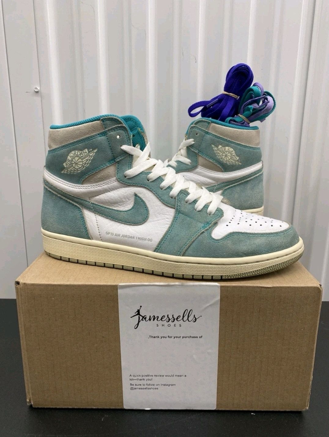 Jordan Brand Nike Air Jordan Retro 1 High OG Turbo Green Size 11.5 Men Size US 11.5 / EU 44-45 - 1 Thumbnail
