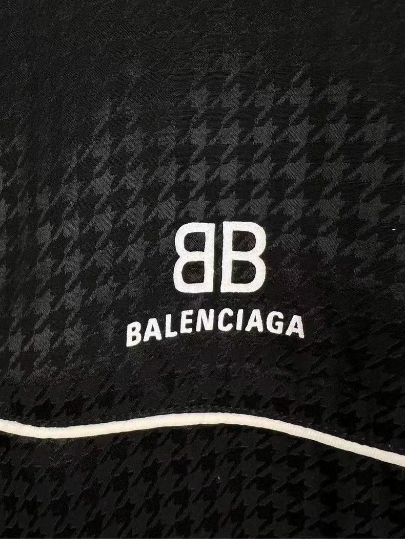 Balenciaga Balenciaga Houndstooth Double B Logo Zip Jacket Size US XS / EU 42 / 0 - 3 Thumbnail