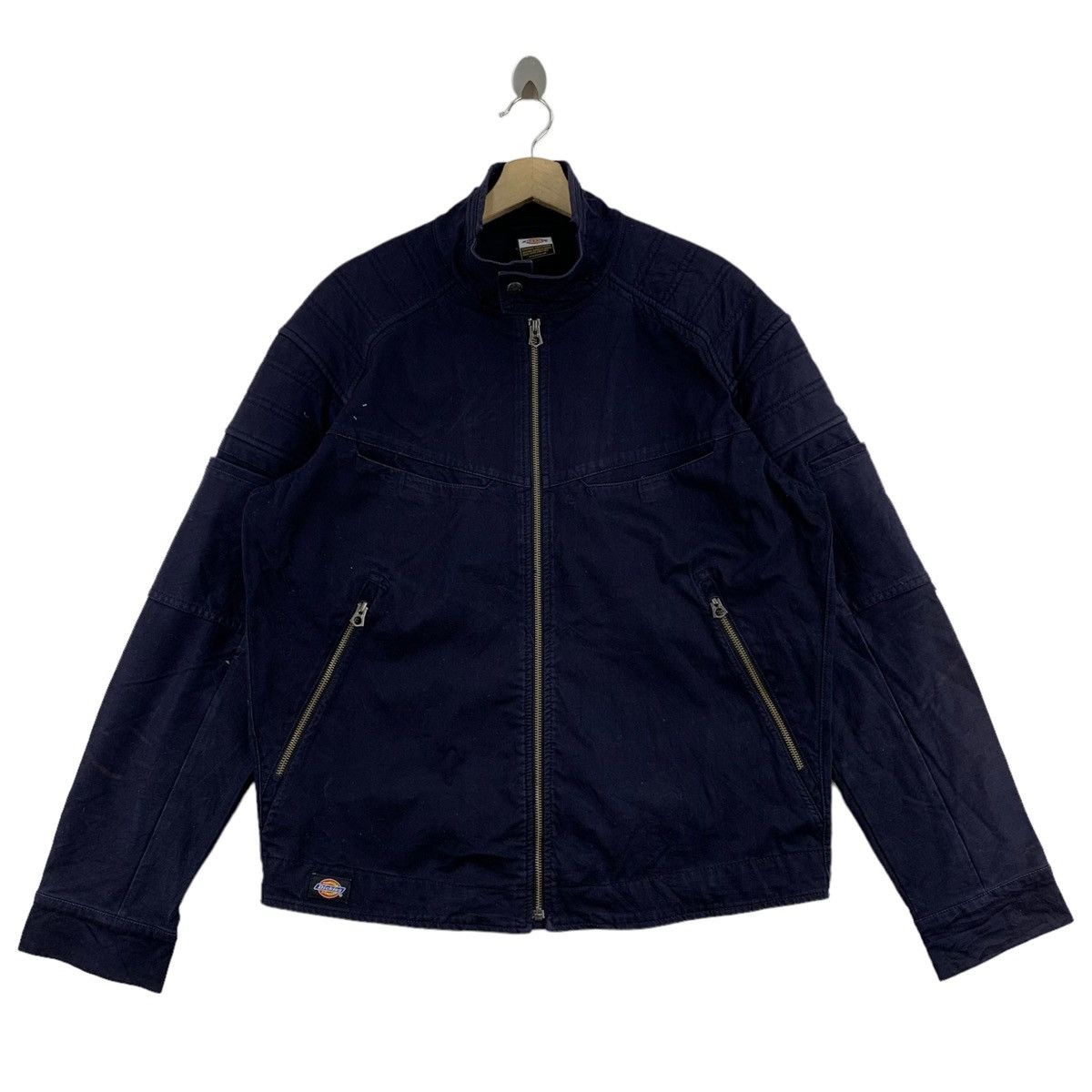 Dickies DICKIES USA Multi Pockets Full Zipper Denim Jeans Jacket Size US XXL / EU 58 / 5 - 1 Thumbnail