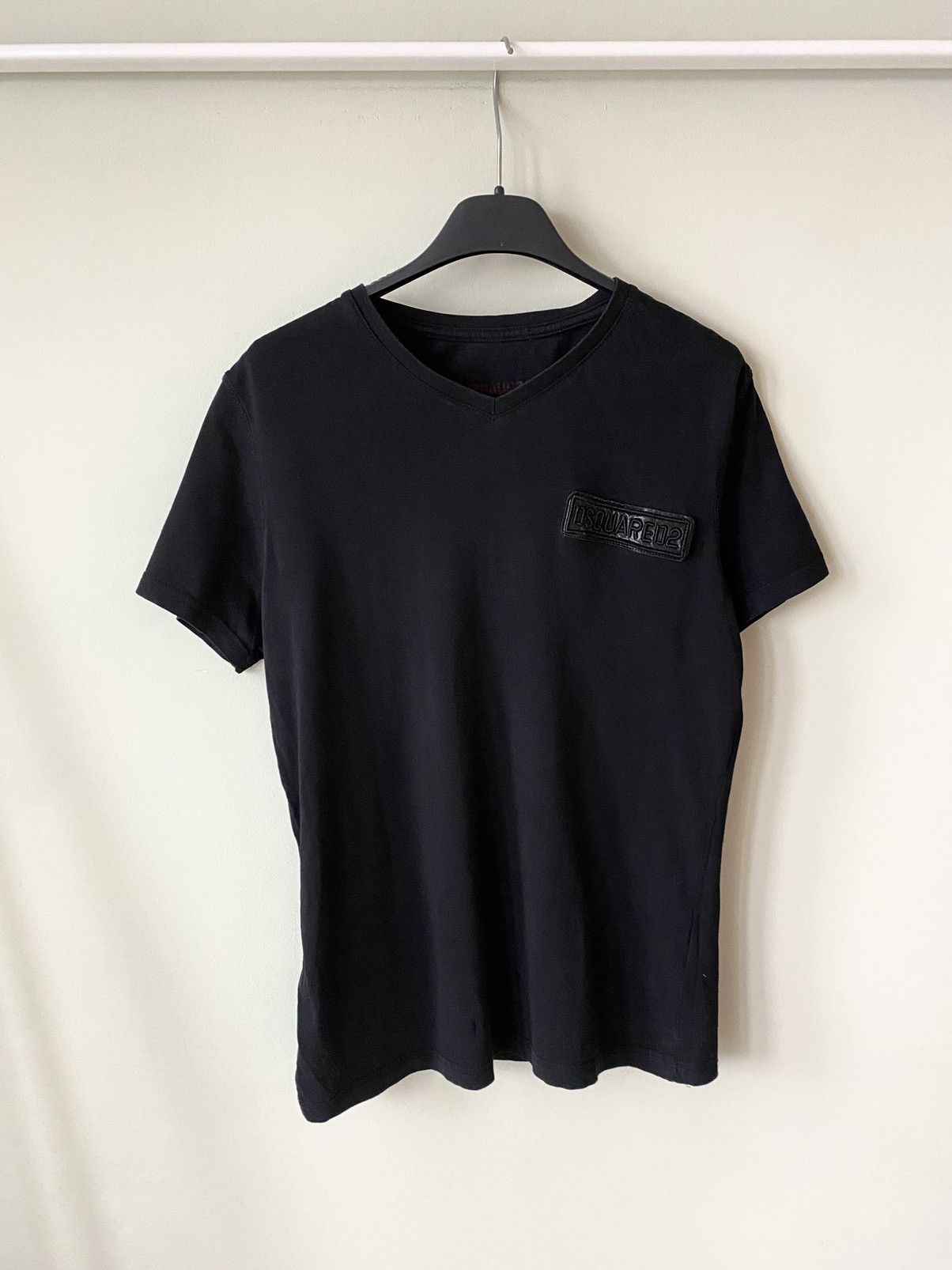 Dsquared2 × Vintage Dsquared2 vintage v neck logo t shirt Size US M / EU 48-50 / 2 - 1 Thumbnail