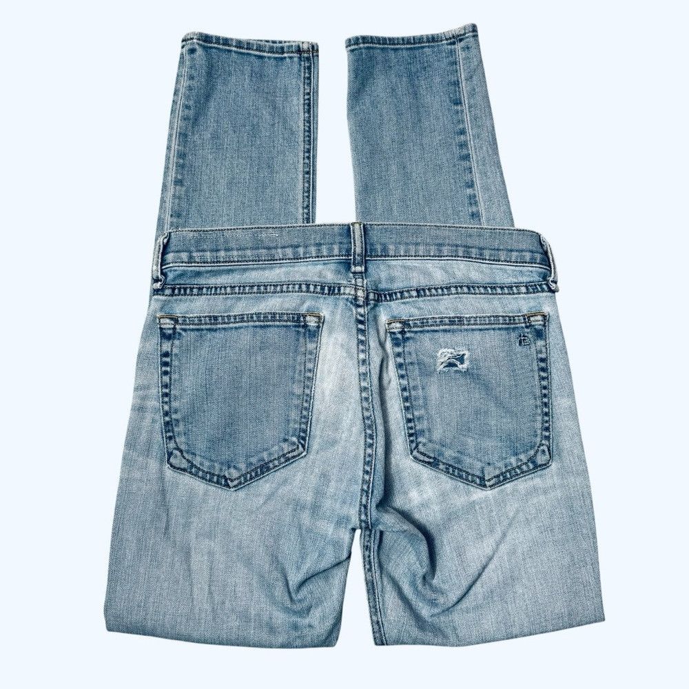 Rag & Bone Rag & Bone Dre Straight Leg Distressed Jeans In Langside Si Size 25" / US 0 / IT 36 - 5 Thumbnail
