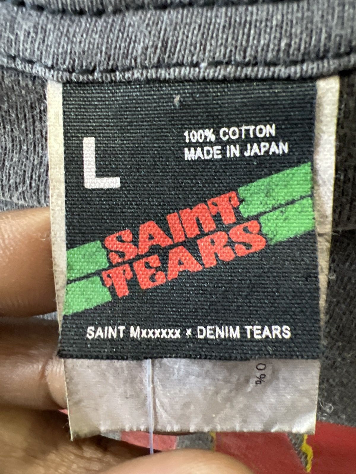 Saint Michael Saint Michael x Denim Tears Tee Purple Size US L / EU 52-54 / 3 - 3 Thumbnail