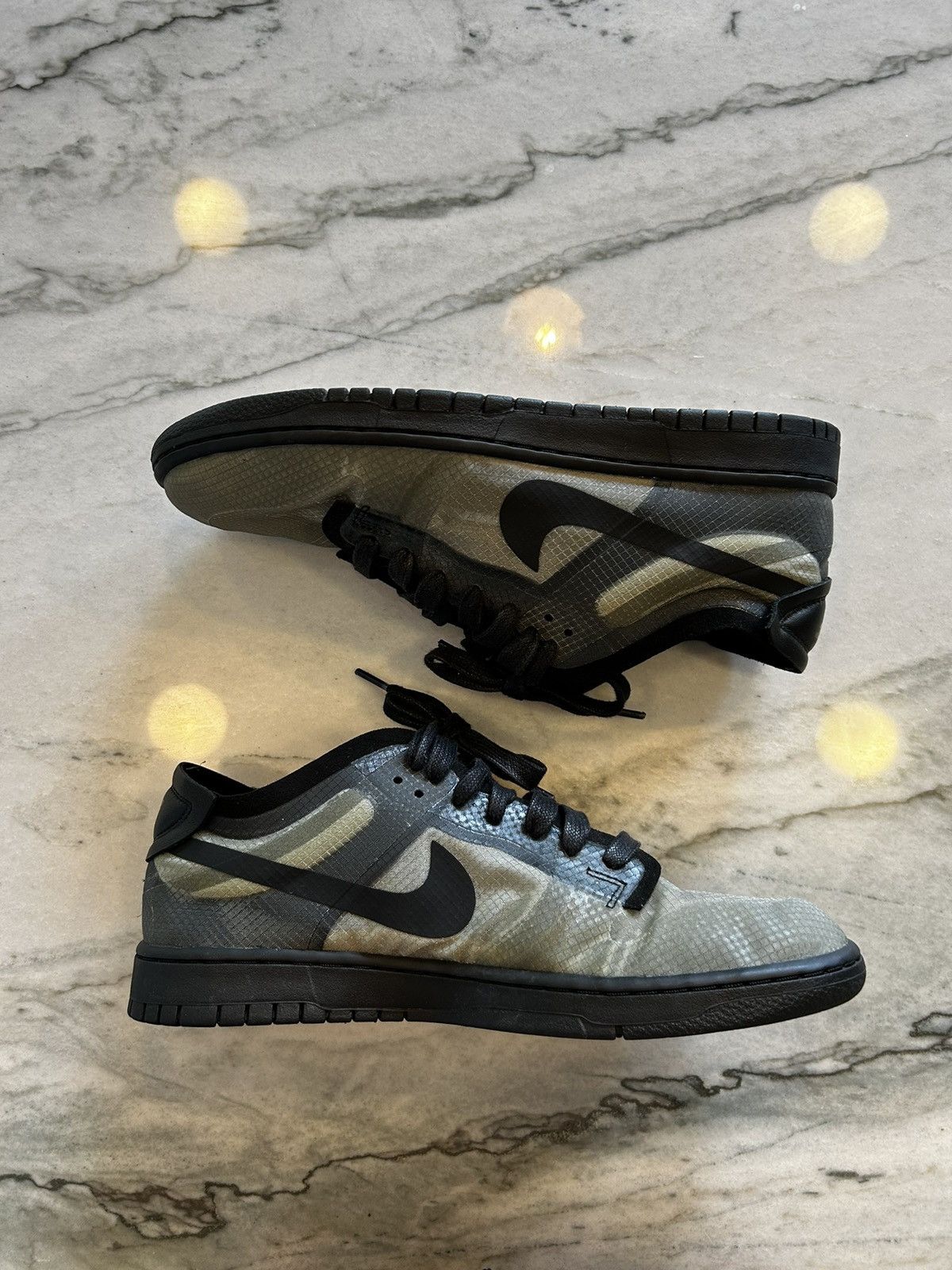 image of Dunk Low Comme Des Garcons Black Shoes, Men's (Size 10)