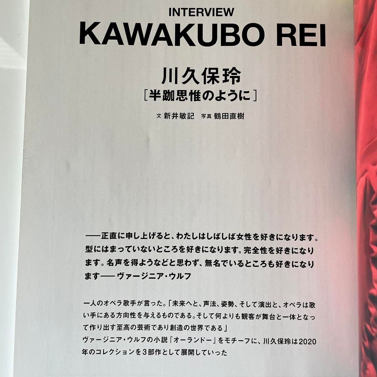 Comme des Garcons × Japanese Brand × Rei Kawakubo Comme des Garçons SWITCH Vol.38 No.3 Orlando rei kawakubo Size ONE SIZE - 3 Thumbnail