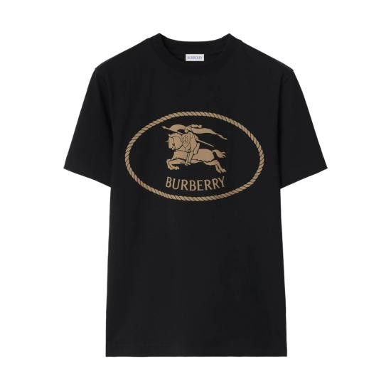 Burberry BURBERRY Men T-Shirts 8110953 SETH KS A1189 BLACK